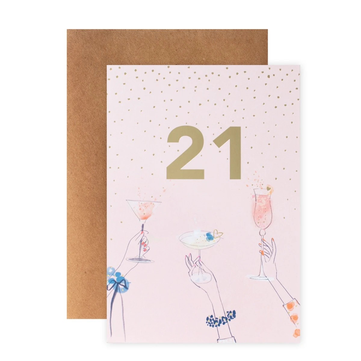 1 Connections from Hallmark 21st Birthday Card - Raise A Glass, 1 of 3