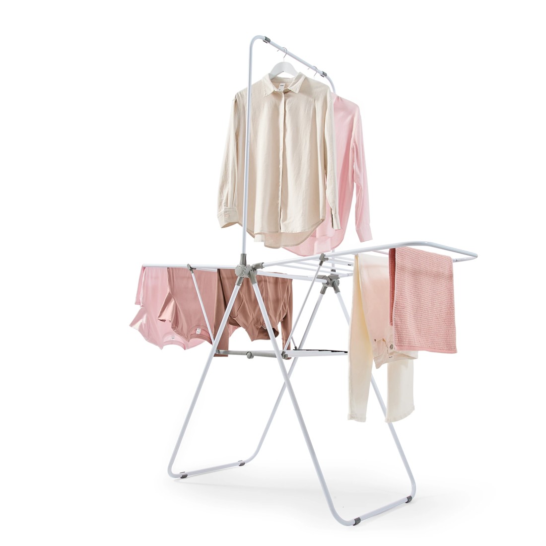 1 16m Winged Airer with Garment Rack, 1 of 10
