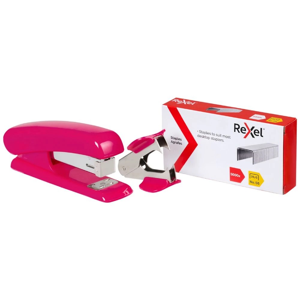1 Rexel Stapler Value Pack Pink, 1 of 8