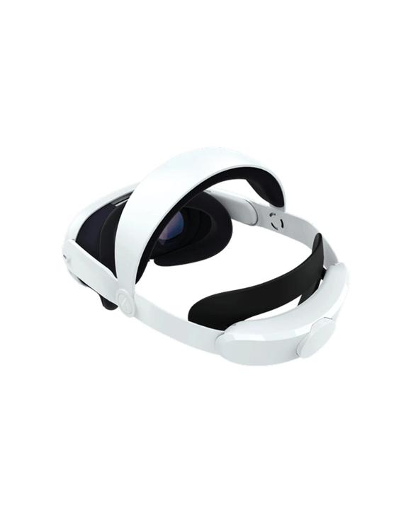 4Gamers Virtual Reality Pro Head Strap Meta Quest 3 And 3S Compatible Accessory - White