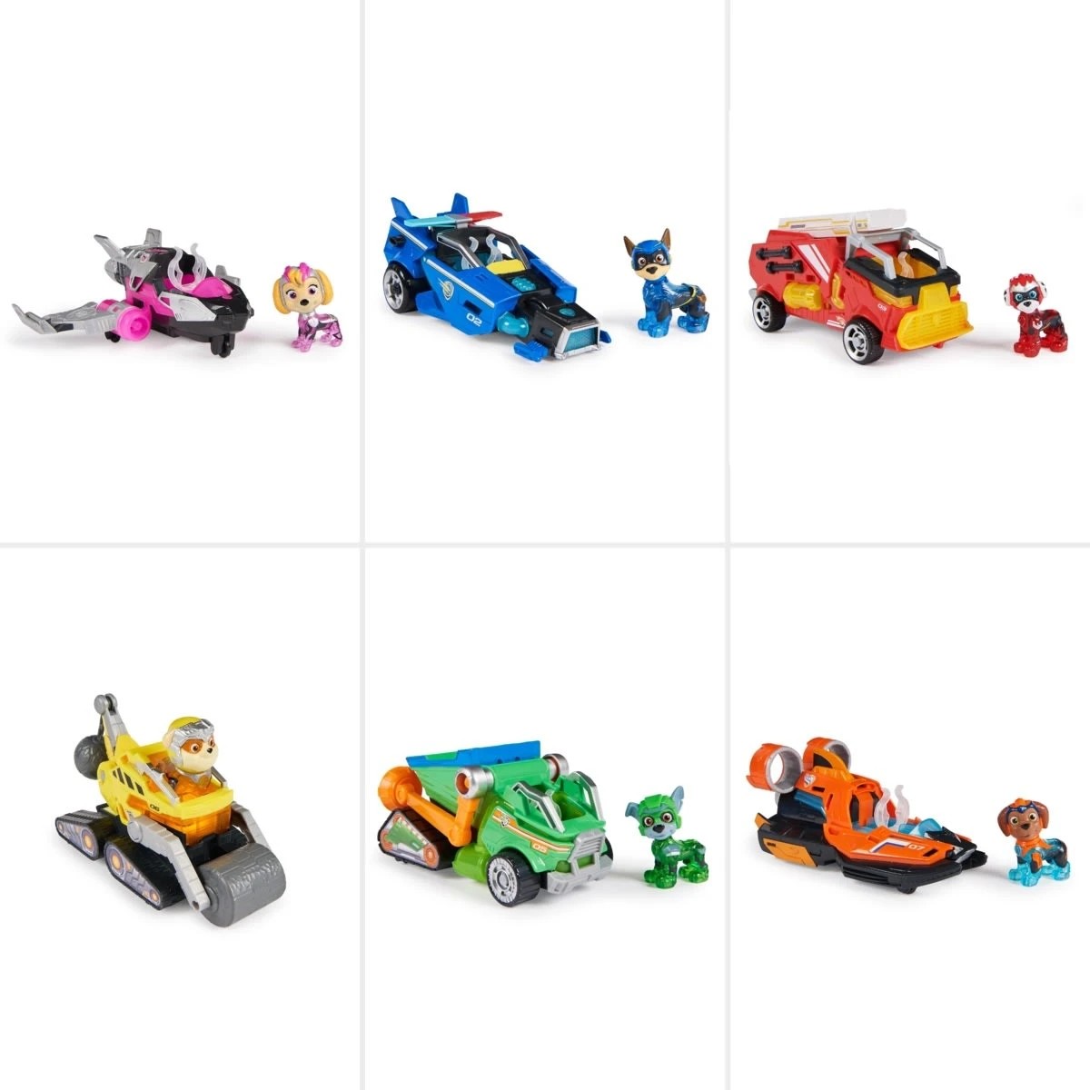 2 Nickelodeon PAW Patrol The Mighty Movie Themed Vehicle - Assorted, 2 of 10