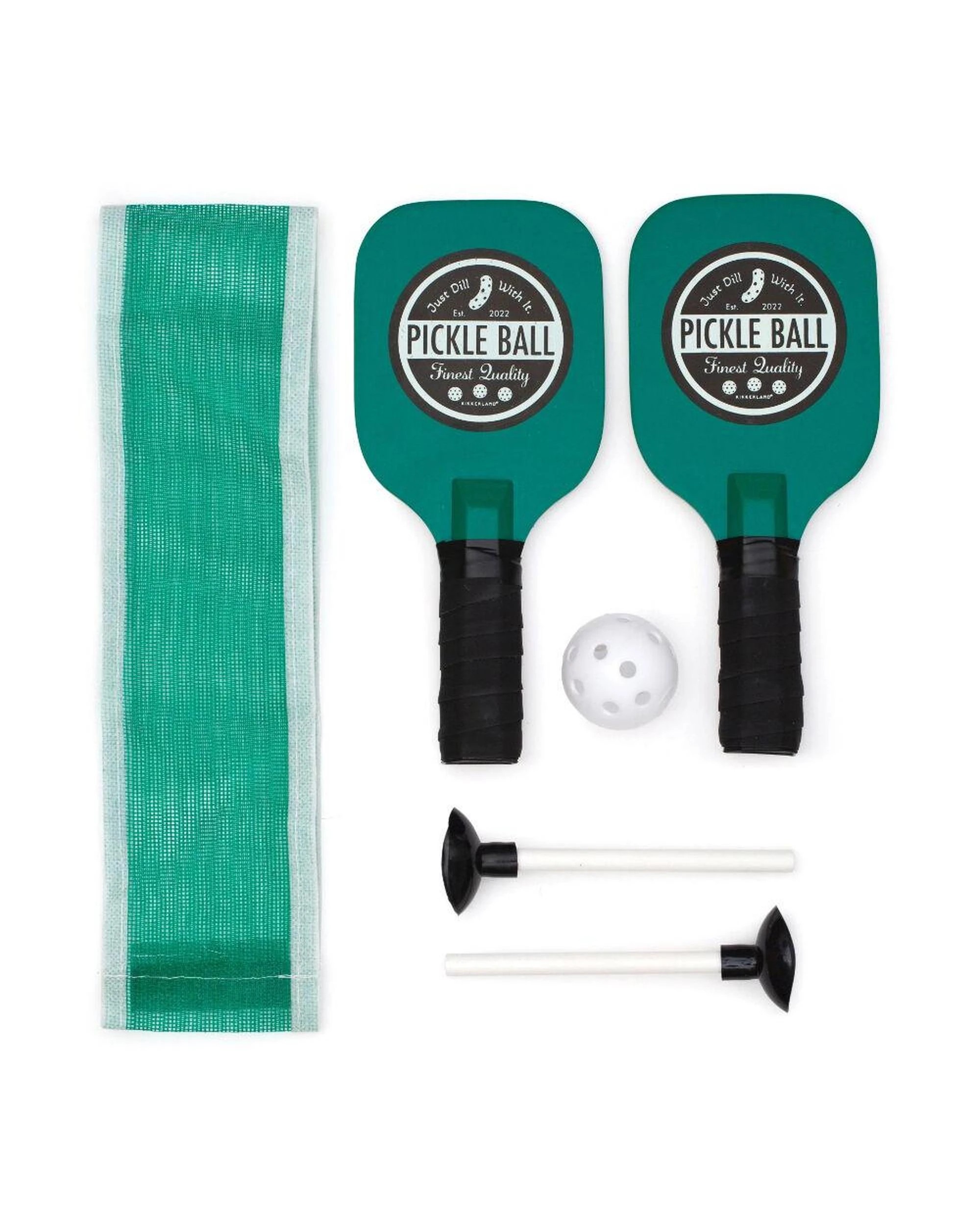 2 Kikkerland Desktop Pickleball  Green, 2 of 5