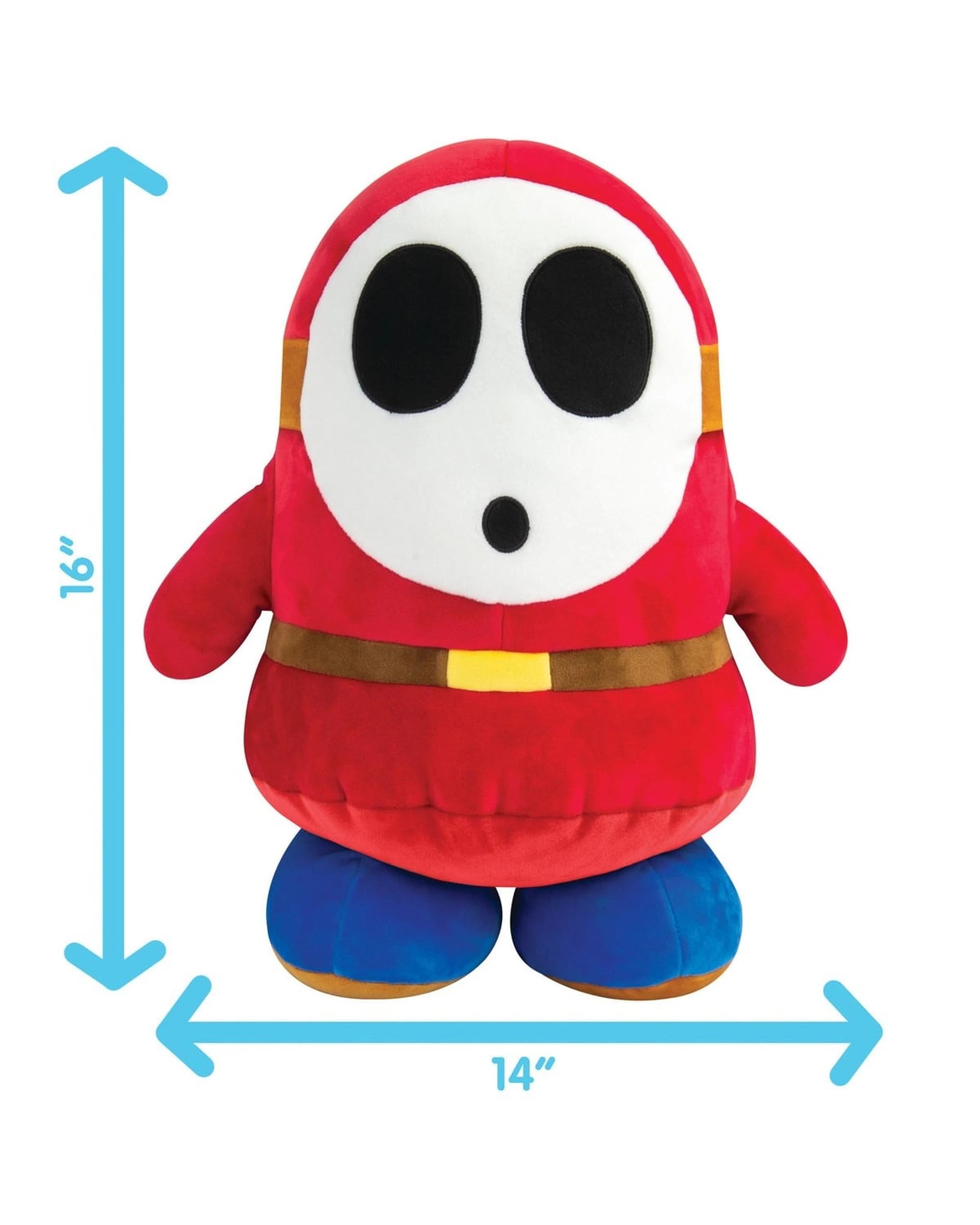 4 Club Mocchi Mocchi Super Mario Shy Guy Mega 15 inch Plush, 4 of 4