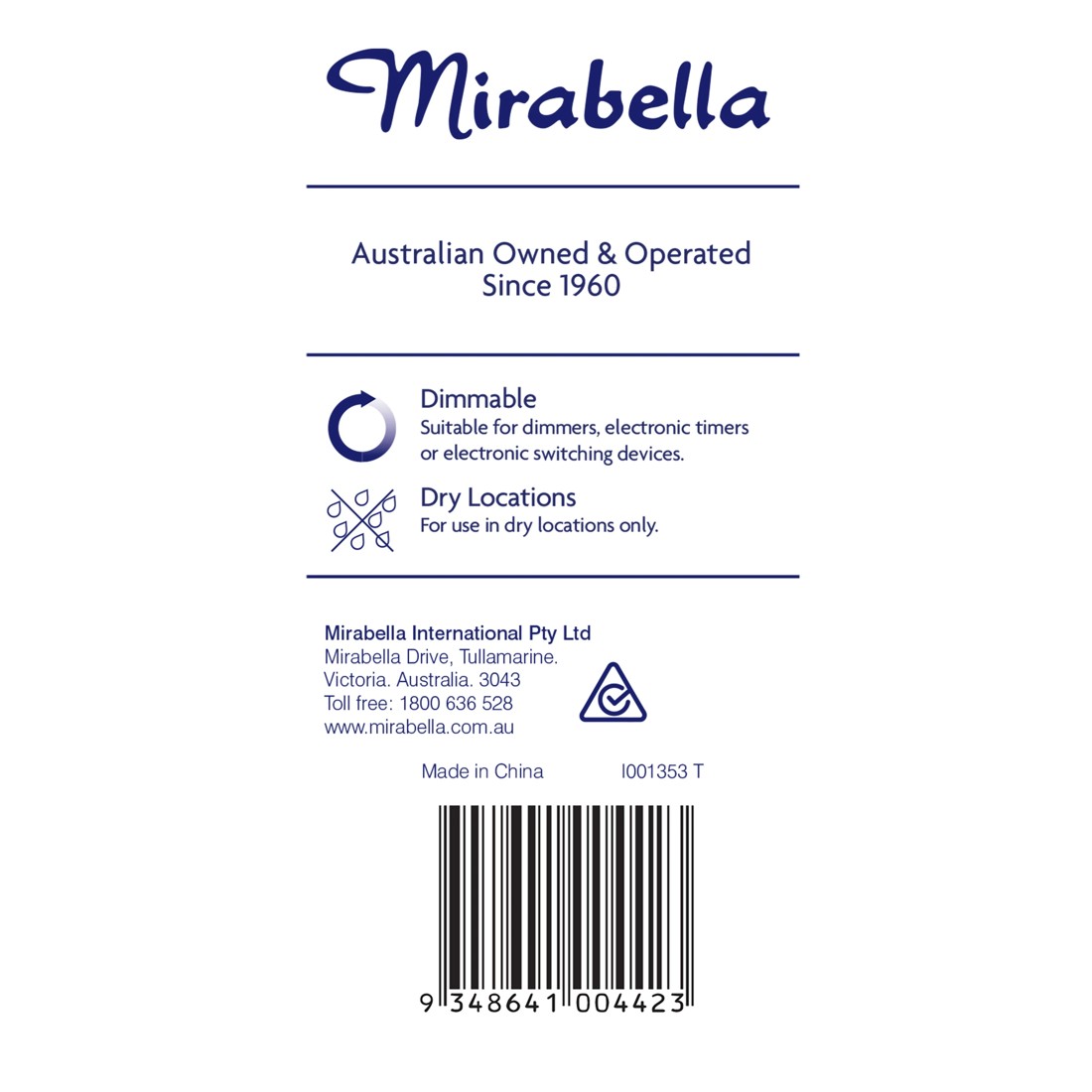 3 Mirabella LED GLS ES Warm White 15W Bulb, 3 of 6