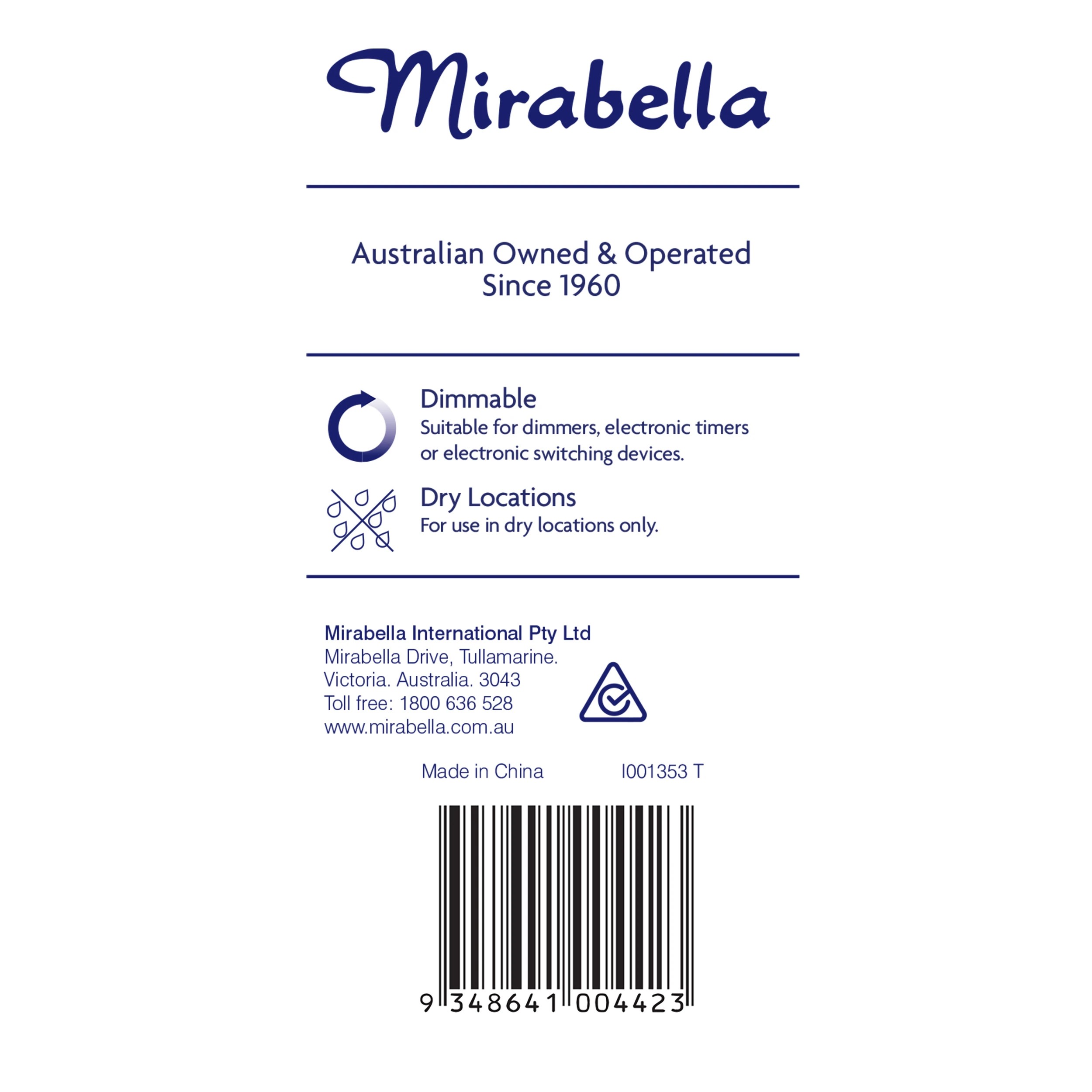 3 Mirabella LED GLS ES Warm White 15W Bulb, 3 of 6