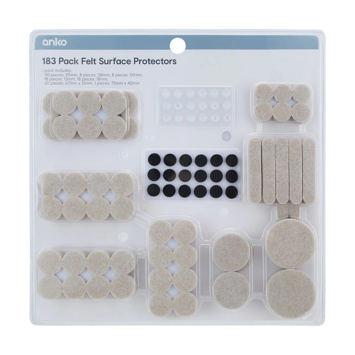 2 183 Pack Felt Surface Protectors, 2 of 2