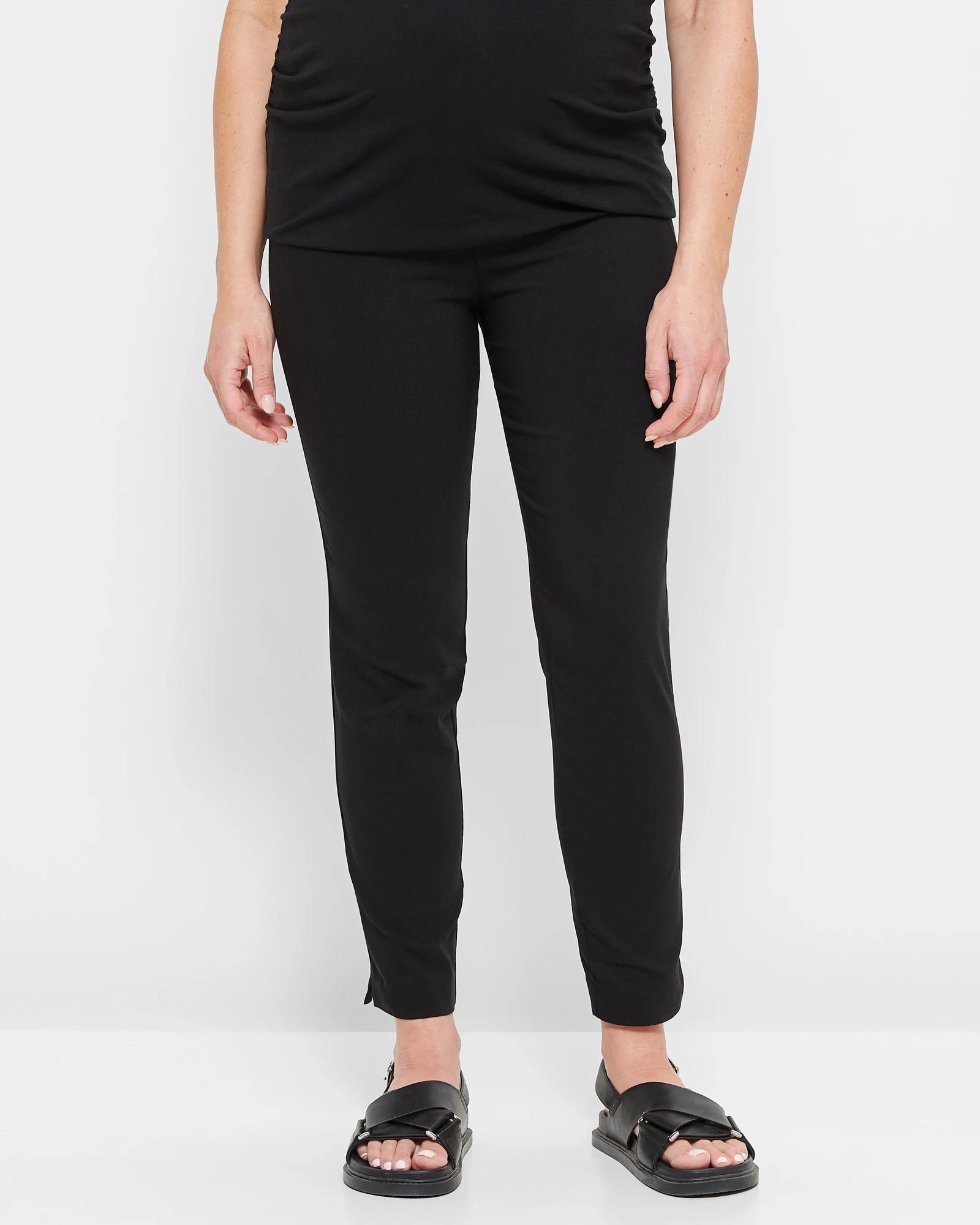 1 Target Maternity Bengaline Pants BLACK, 1 of 5