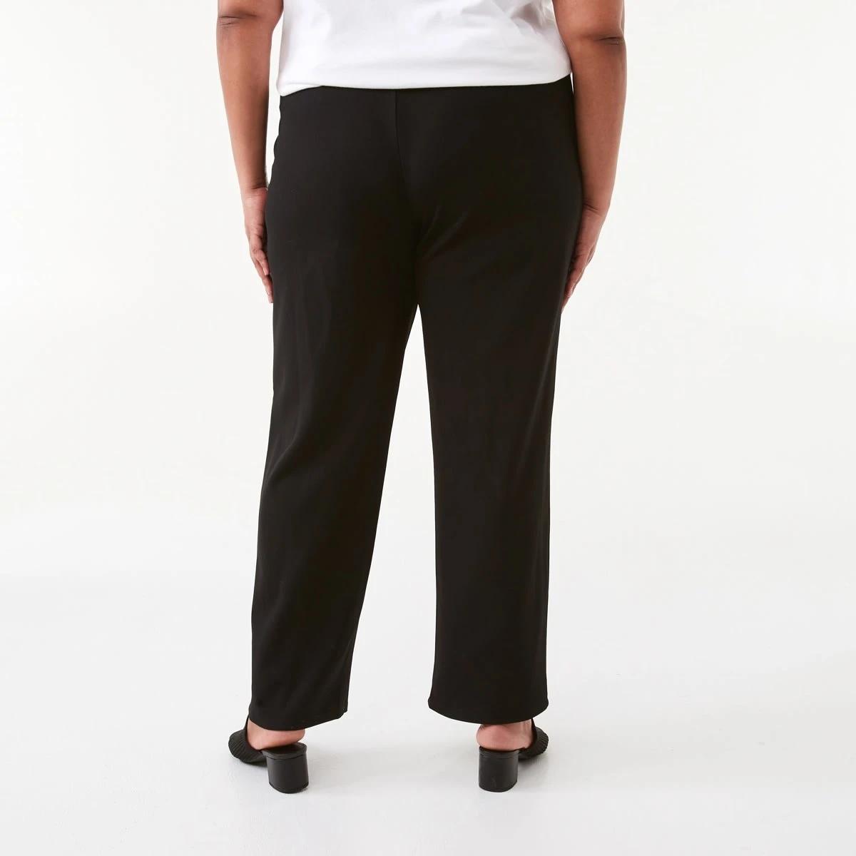 3 Curve Straight Leg Work Pants SOLID BLACK, 3 of 5
