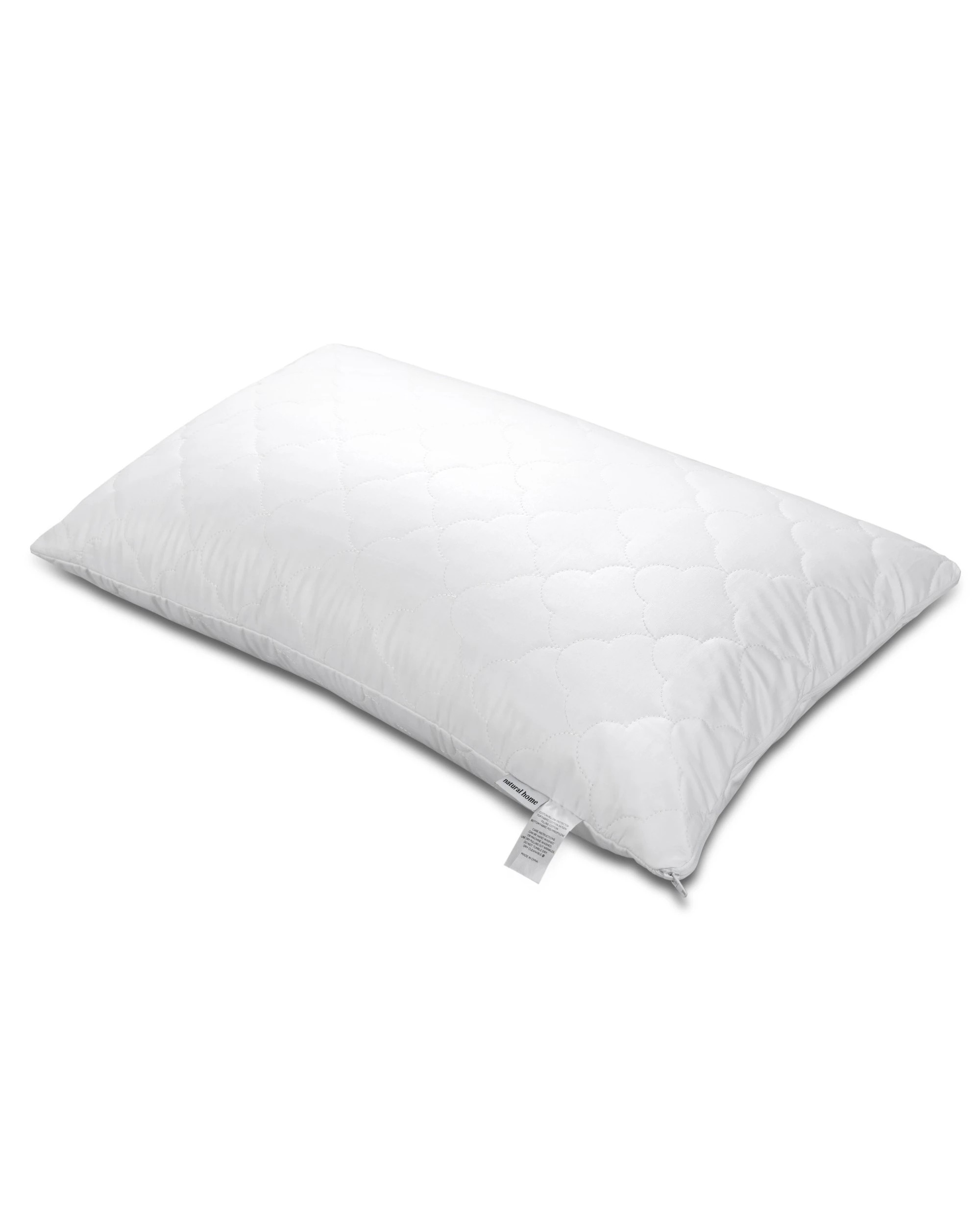 3 Natural Home Cotton Pillow Protector Standard - White, 3 of 6