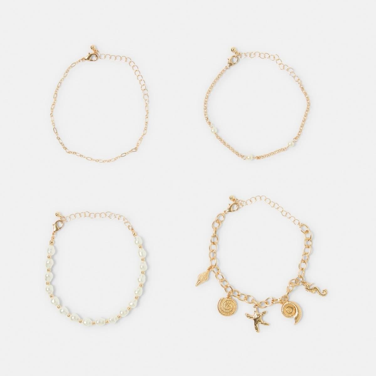 1 Multipack Beach Bracelet - Gold Tone Gold, 1 of 5