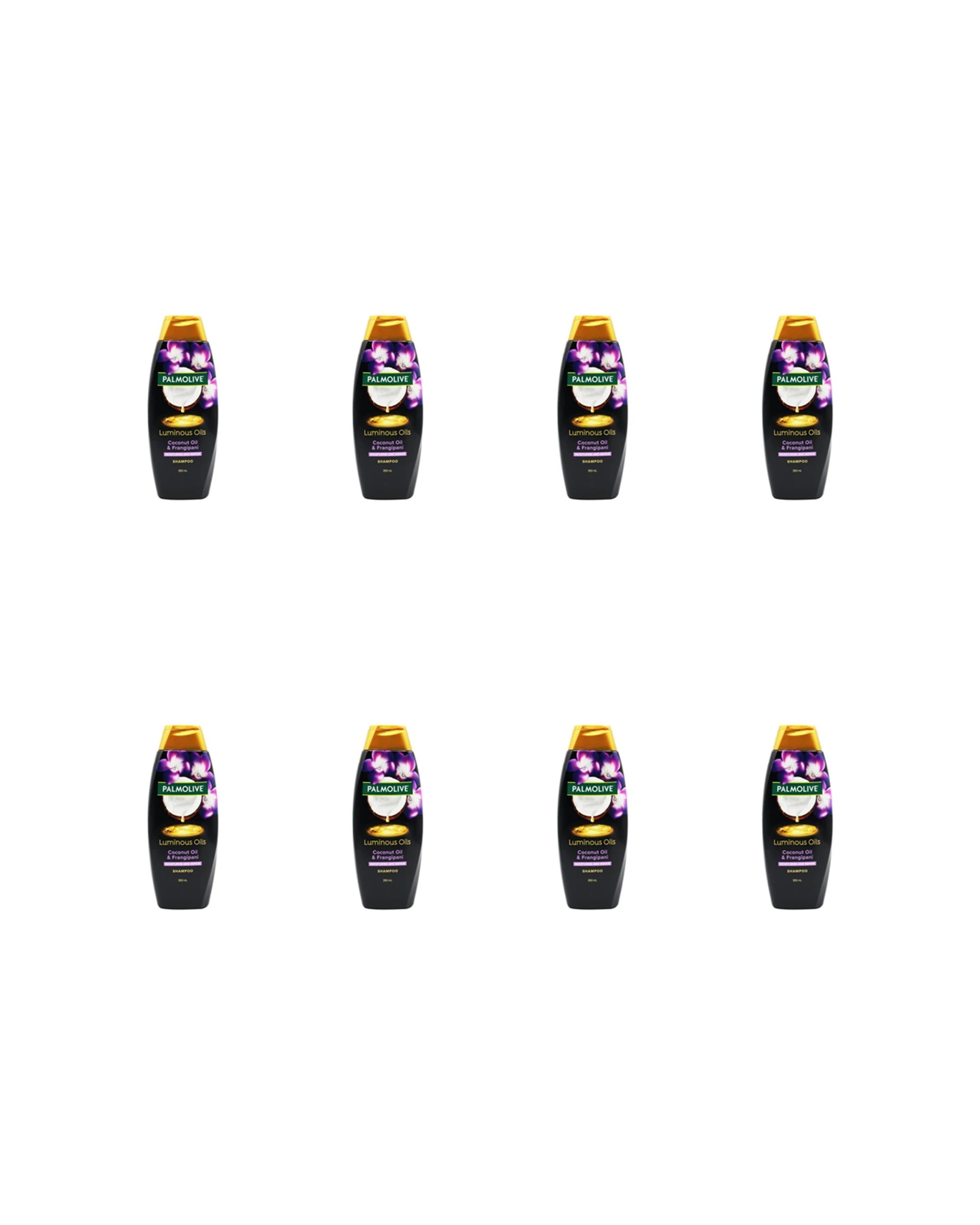 1 Palmolive 8PK Shampoo Luminous Oils Coconut Oil and Frangipani 350ml - Multi, 1 of 4