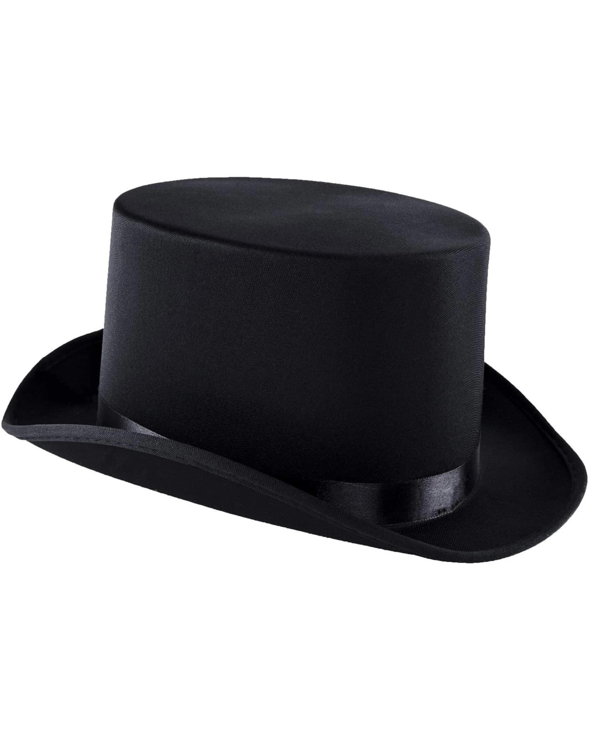 2 BR Costumes Satin Top Hat for Costume Parties - Bulk Pack of 6, 2 of 4