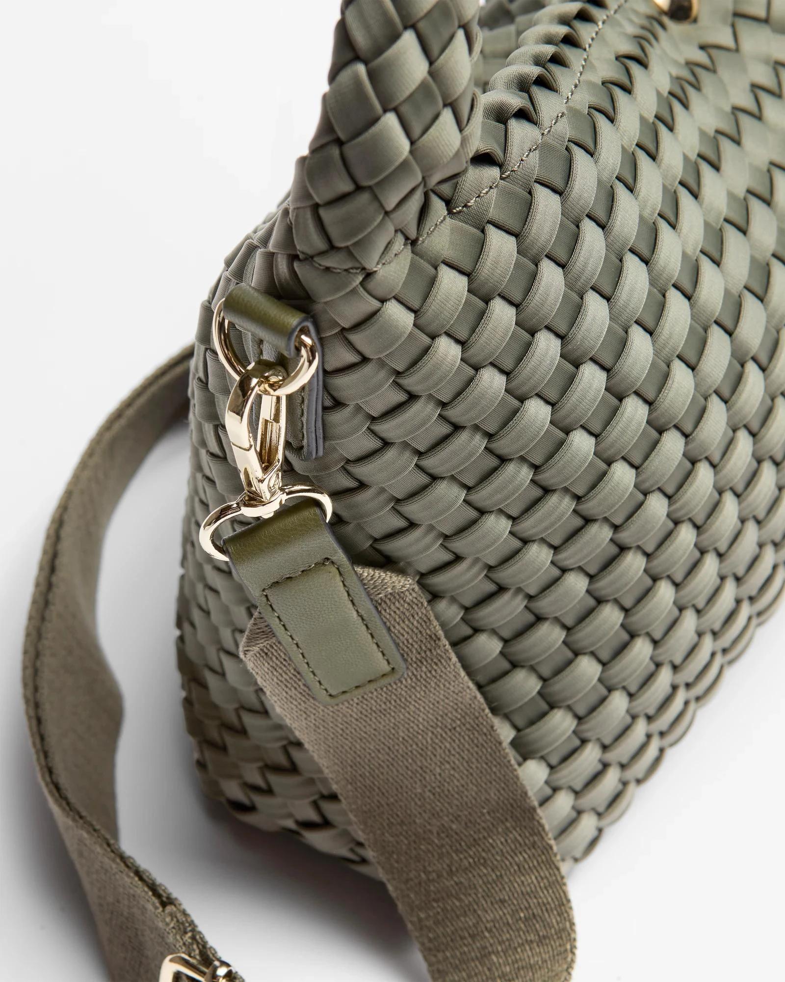 2 Target Weave Detail Shoulder Bag KHAKI, 2 of 2