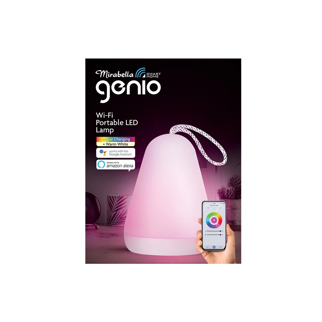 2 Mirabella Genio Wi-Fi Portable LED Lamp, 2 of 2