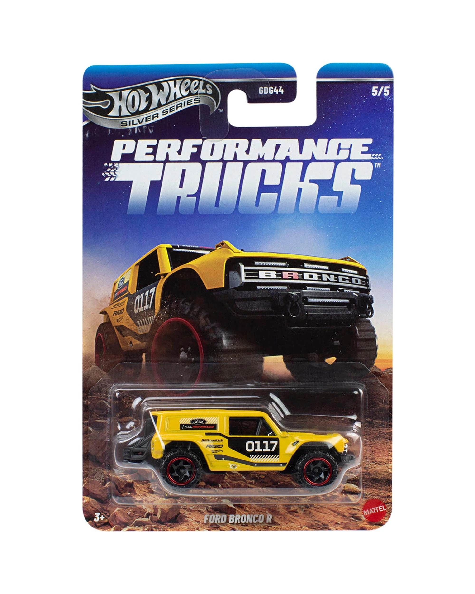 1 Hot Wheels Silver Series Performance Trucks Ford Bronco R Diecast Vehicle, 1 of 4