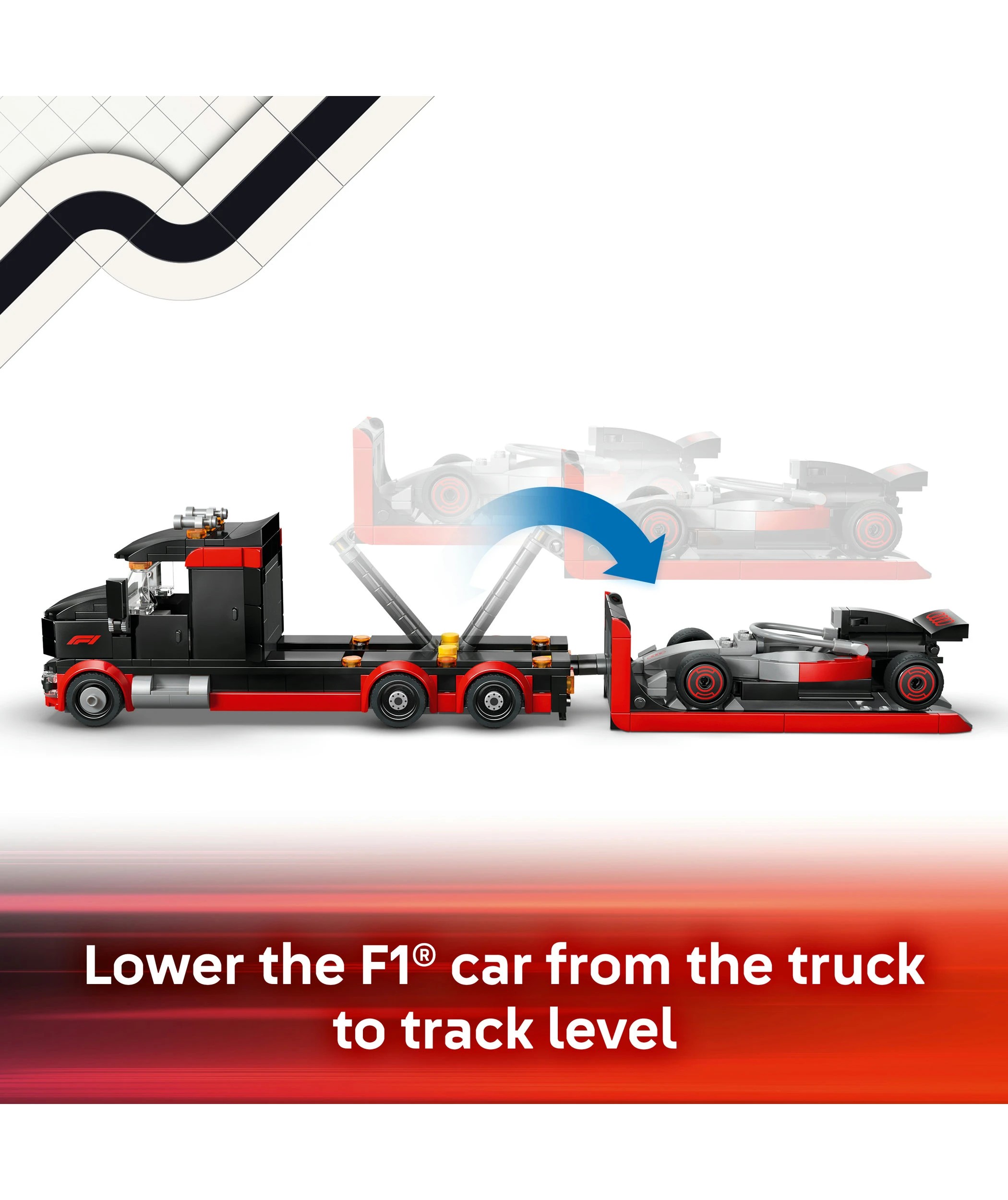 4 LEGO City F1 Display Truck with Audi F1 Race Car 60493, 4 of 10
