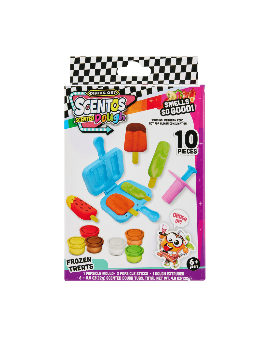1 10 Piece Scentos Scented Dough Dining Out Set - Frozen Treats, 1 of 4