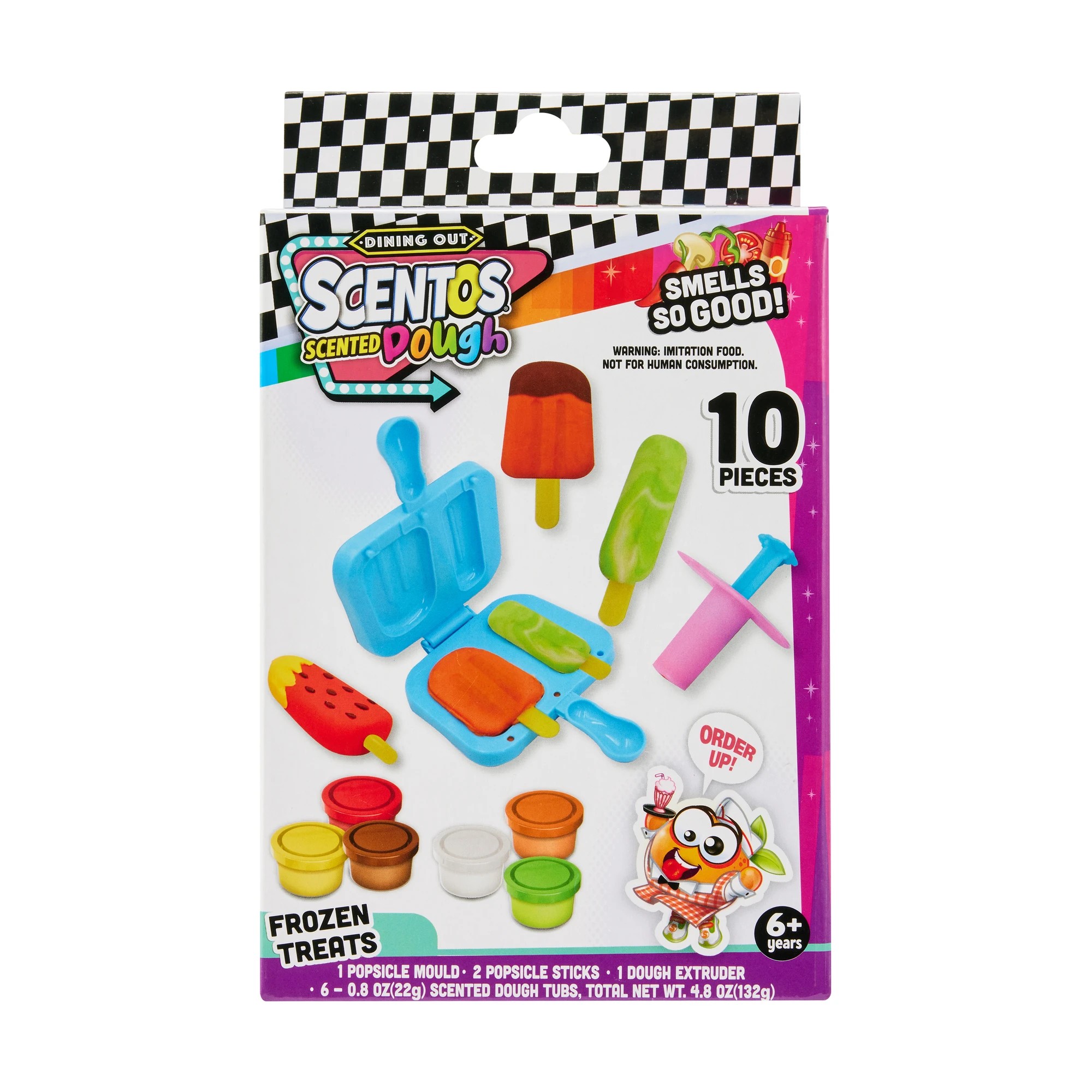 1 10 Piece Scentos Scented Dough Dining Out Set - Frozen Treats, 1 of 4