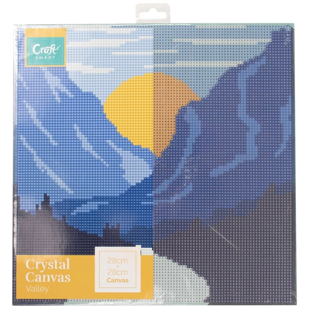 1 Craftsmart Crystal Canvas 28x28 Valley, 1 of 2