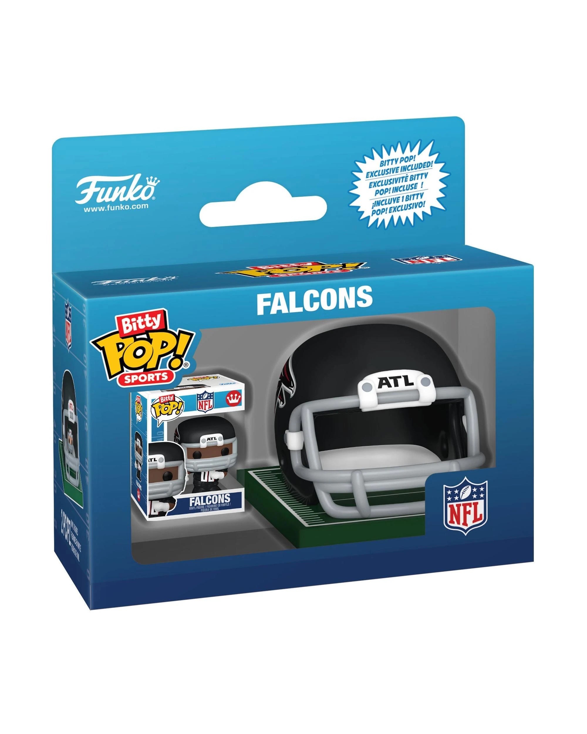 4 NFL Atlanta Falcons Bitty POP! Helmet and Player Funko POP! Vinyl, 4 of 5