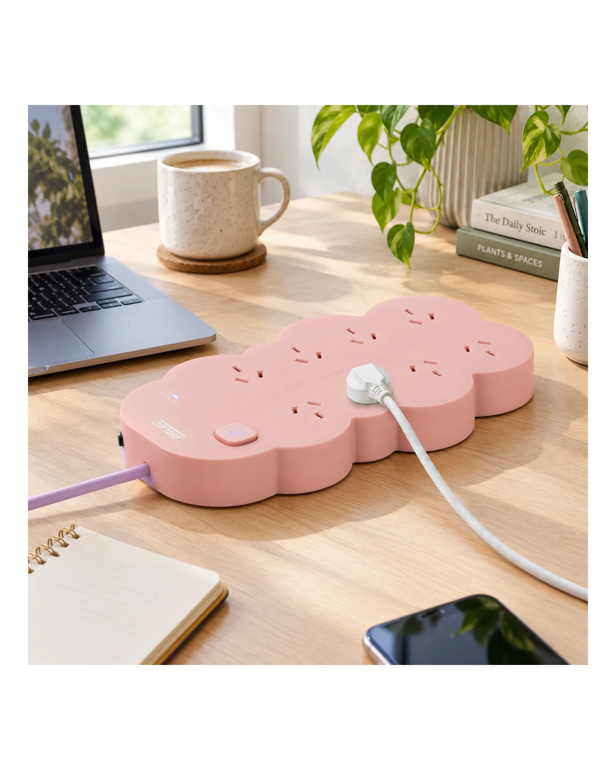 Arlec 8 Outlet Cloud Surge Protected Powerboard - Assorted - Kmart