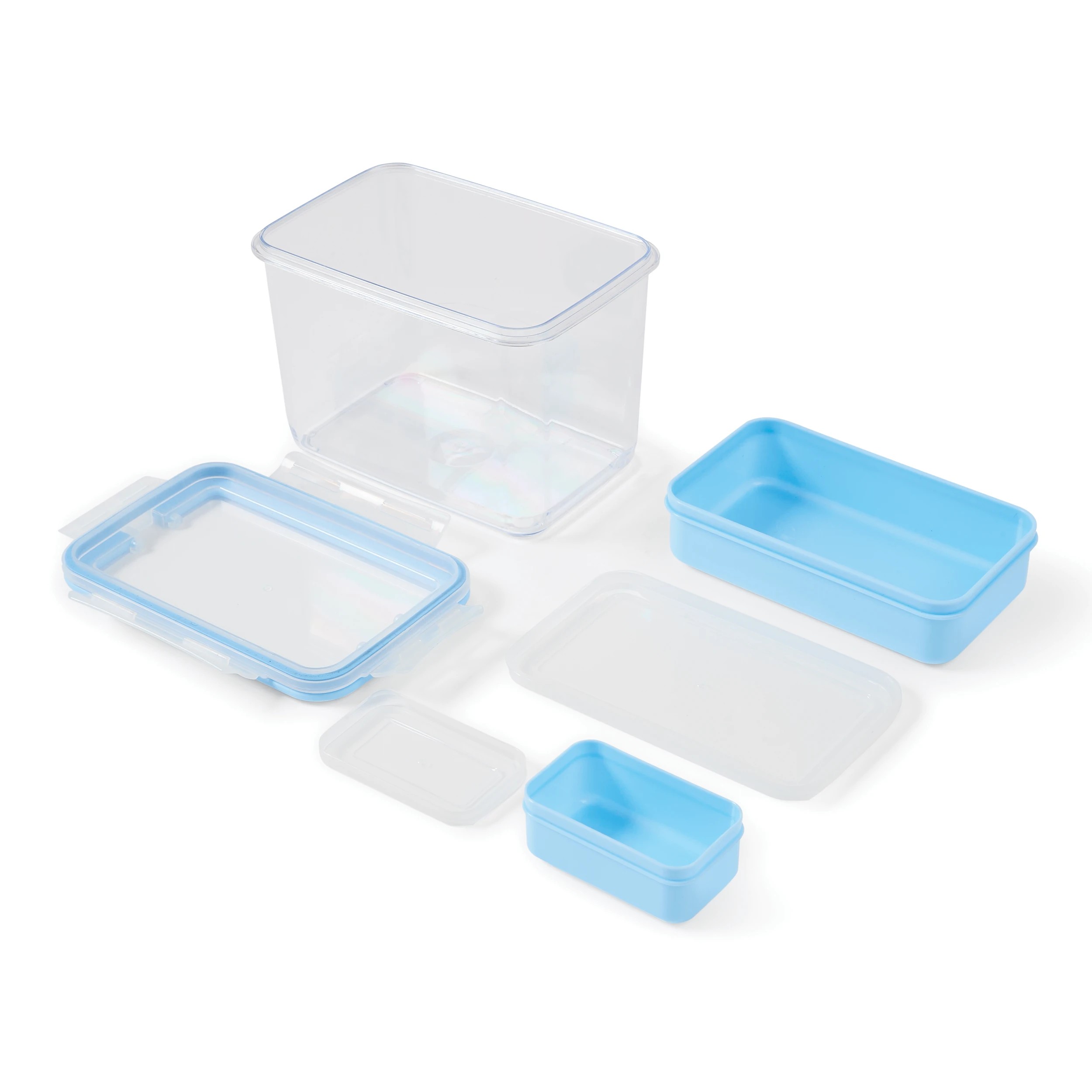6 7 Piece Meal Prep Set - Blue, 6 of 8