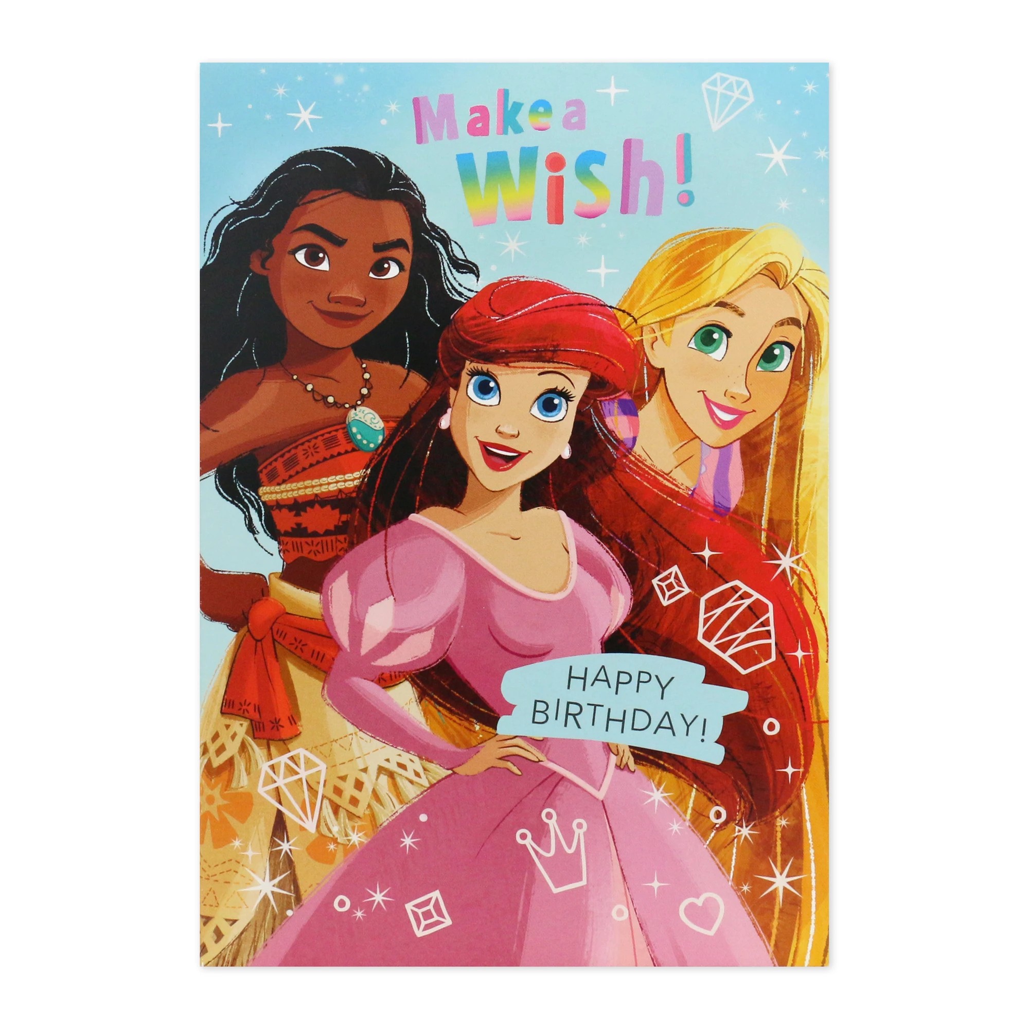 3 Hallmark Interactive Sound Birthday Card - Disney Princess Make a Wish!, 3 of 4