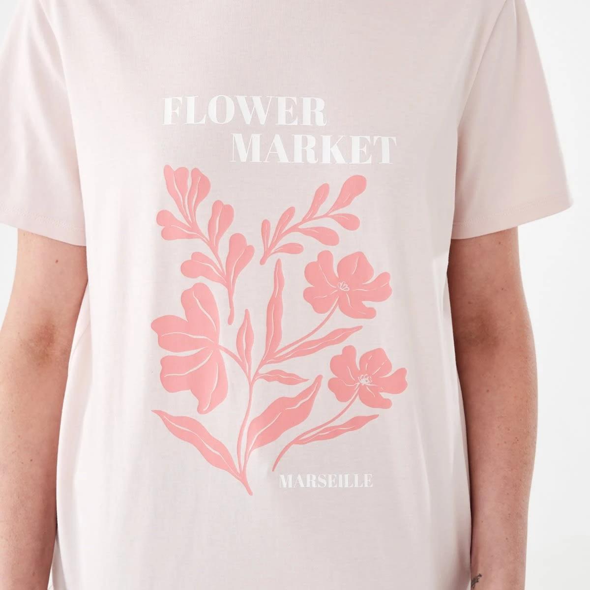 5 Short Sleeve Printed T-shirt Flwr Mrkt, 5 of 5