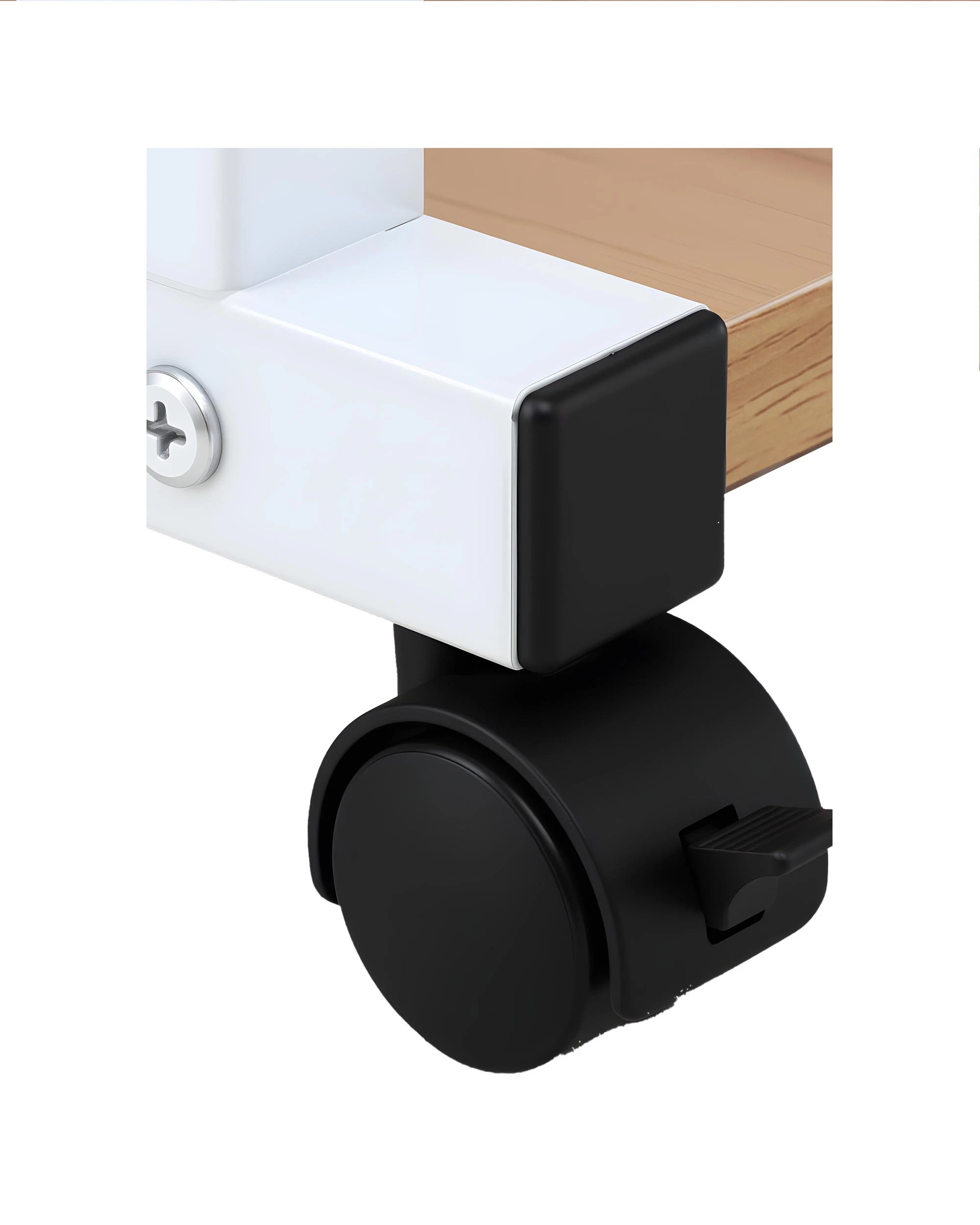 7 Artiss Laptop Desk Height Adjustable Mobile Workstation Computer Desks 48CM Oak - Multi, 7 of 7