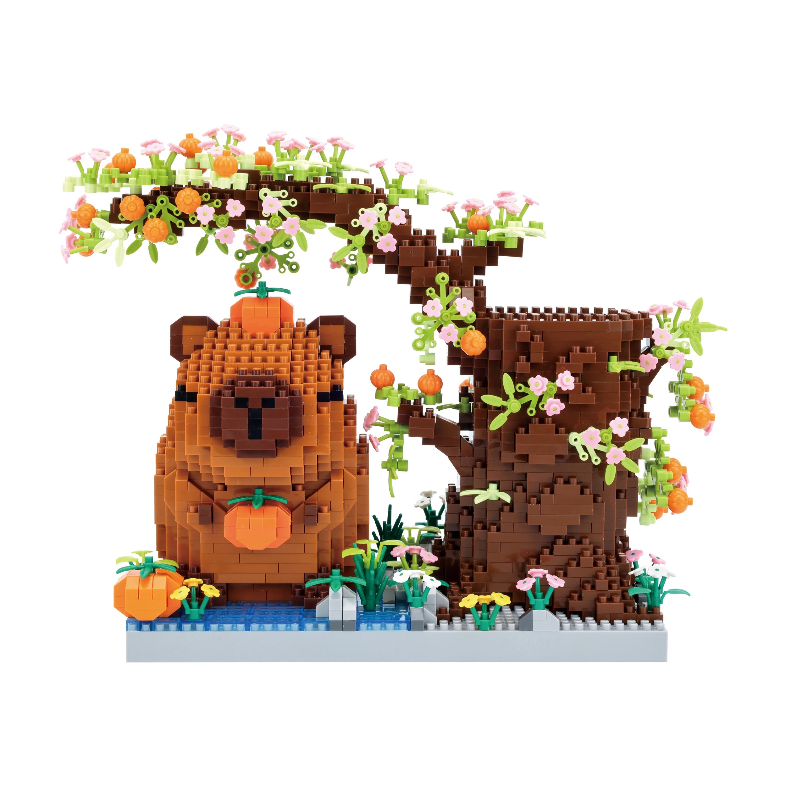 2 1731 Piece Mini Blocks Animal Series: Capybara Under Tree, 2 of 7