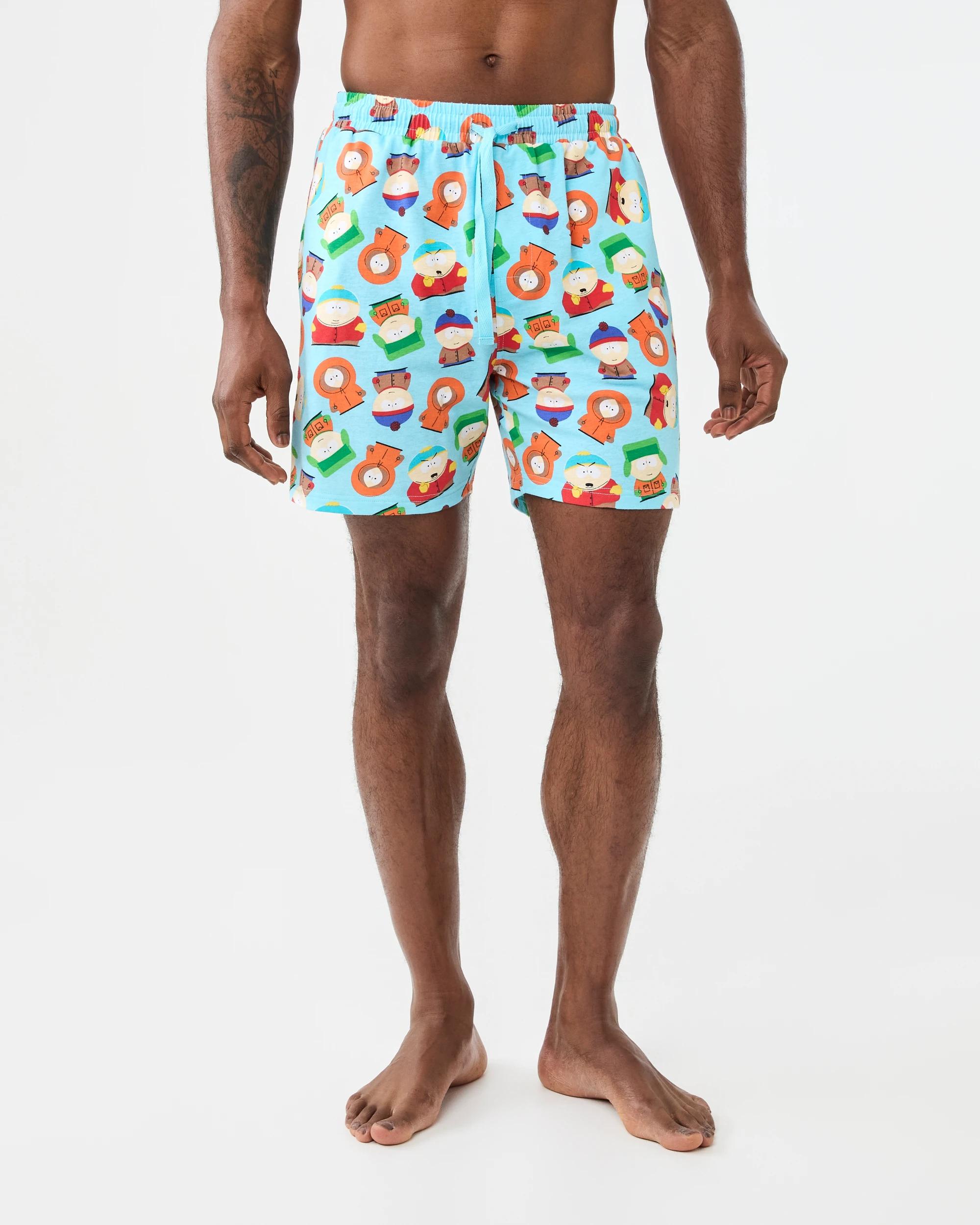 6 South Park License Sleep Shorts Southp Blu, 6 of 6