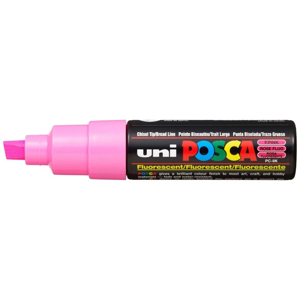 1 POSCA PC 8K Paint Marker Fluorescent Pink, 1 of 5