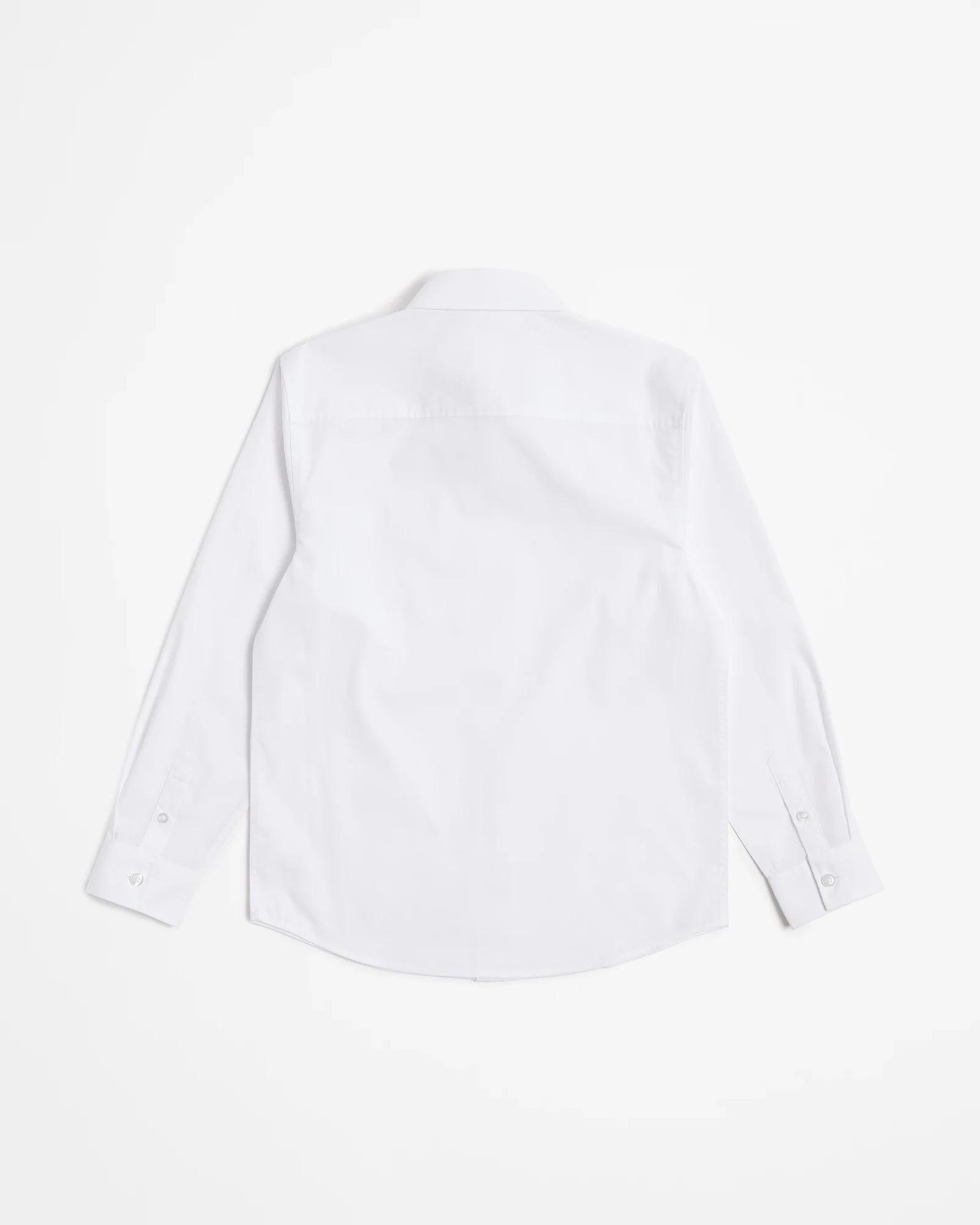 3 Target Kids Long Sleeve School Shirt WHITE, 3 of 3