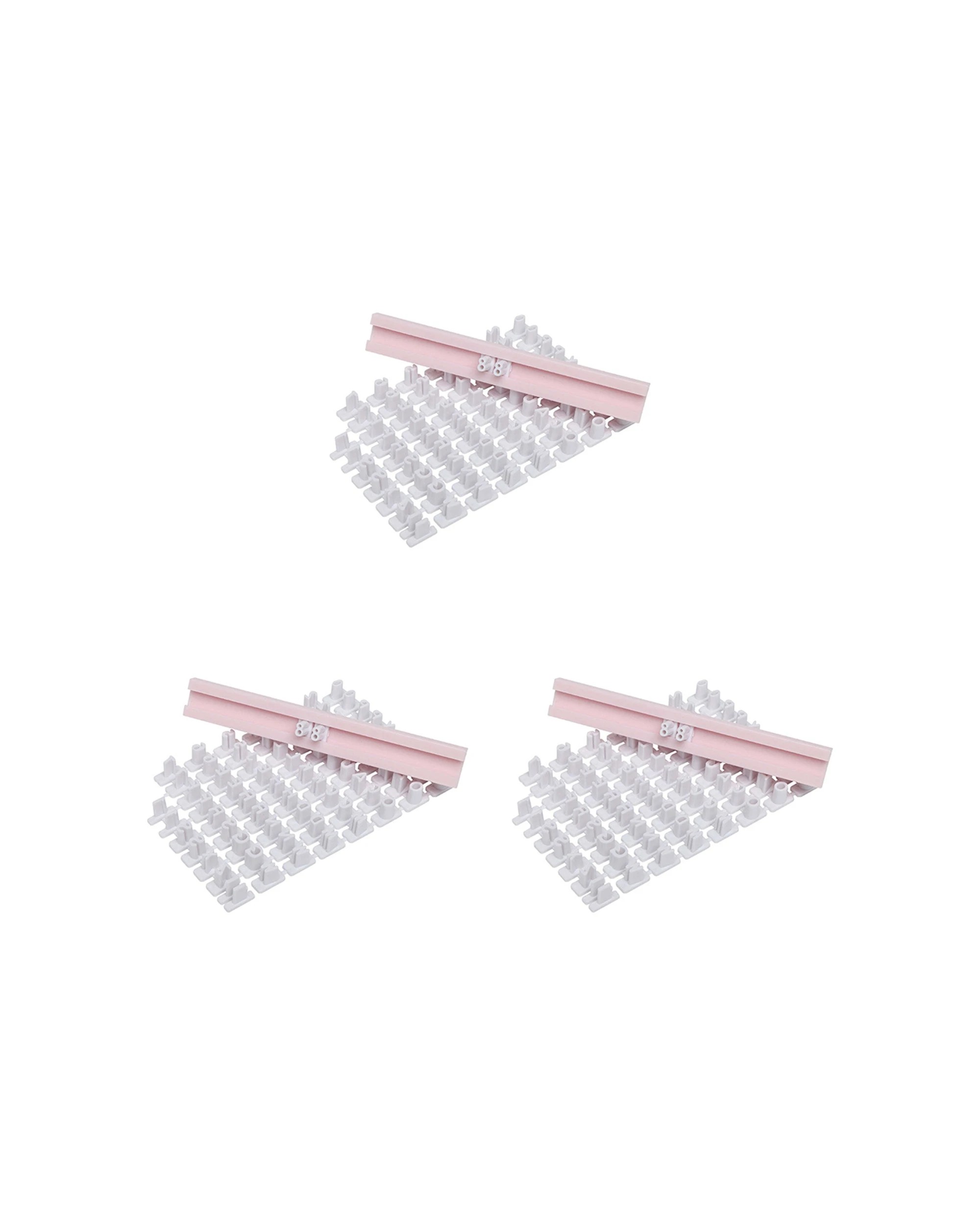 1 Wiltshire 3 x 74pc Plastic Fondant Letter Press Personalised Cake Decor Set - Plain, 1 of 4