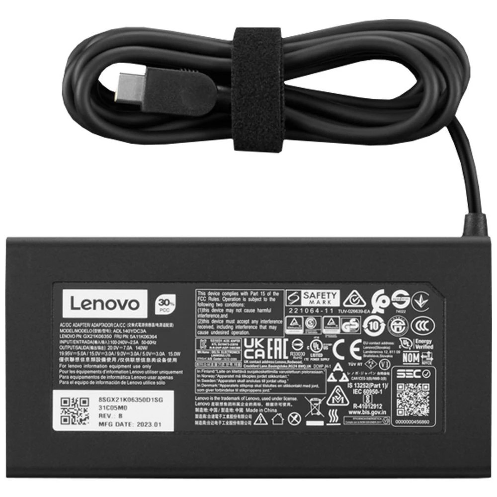 2 Lenovo Legion Slim 140W AC Adaptor, 2 of 2