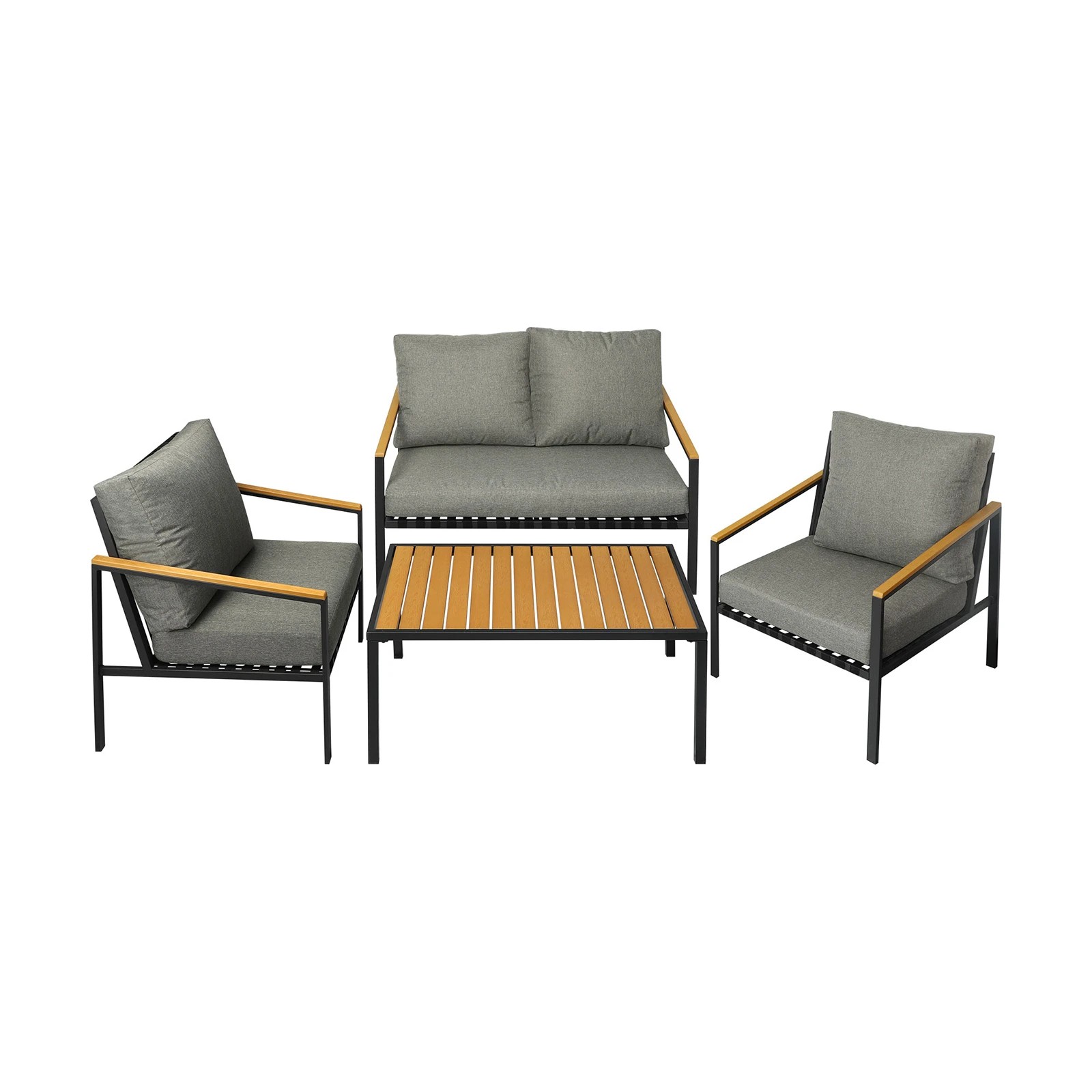 7 Livsip Outdoor Furniture 4-piece Setting Bistro Set Dining Chairs Patio Setting
 - Multi, 7 of 10