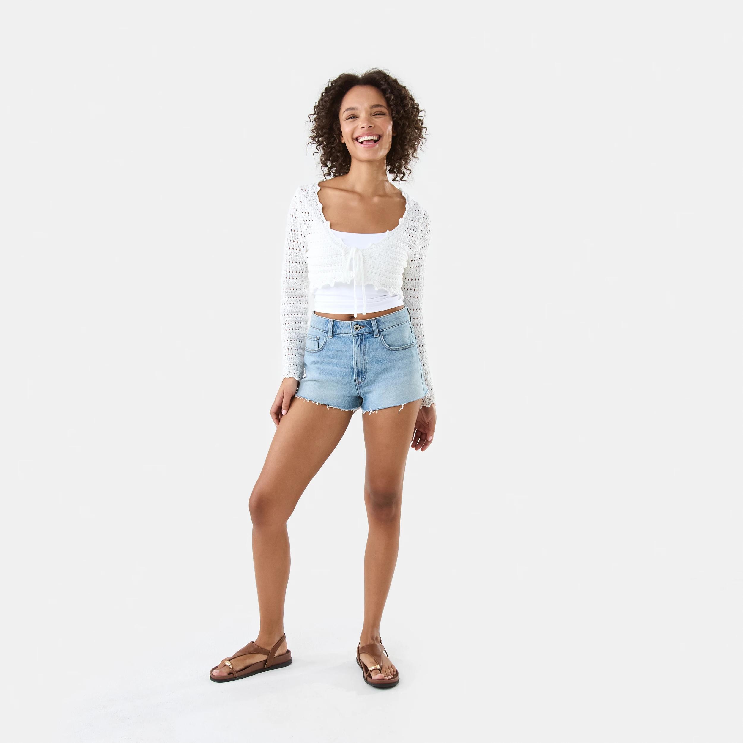 2 Denim Shorts Light Wash, 2 of 7