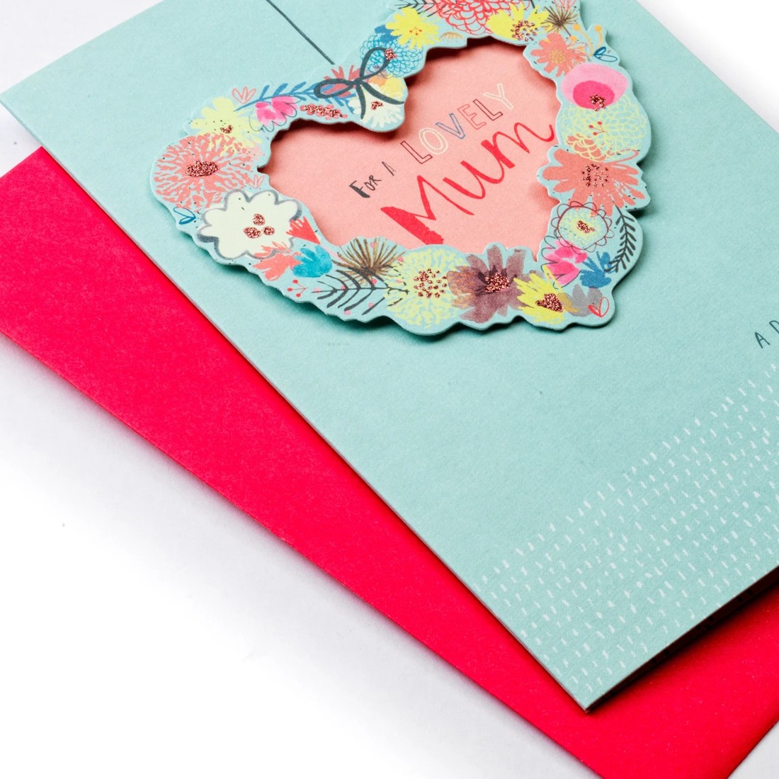 3 Hallmark Birthday Card for Mum - Floral Heart, 3 of 3