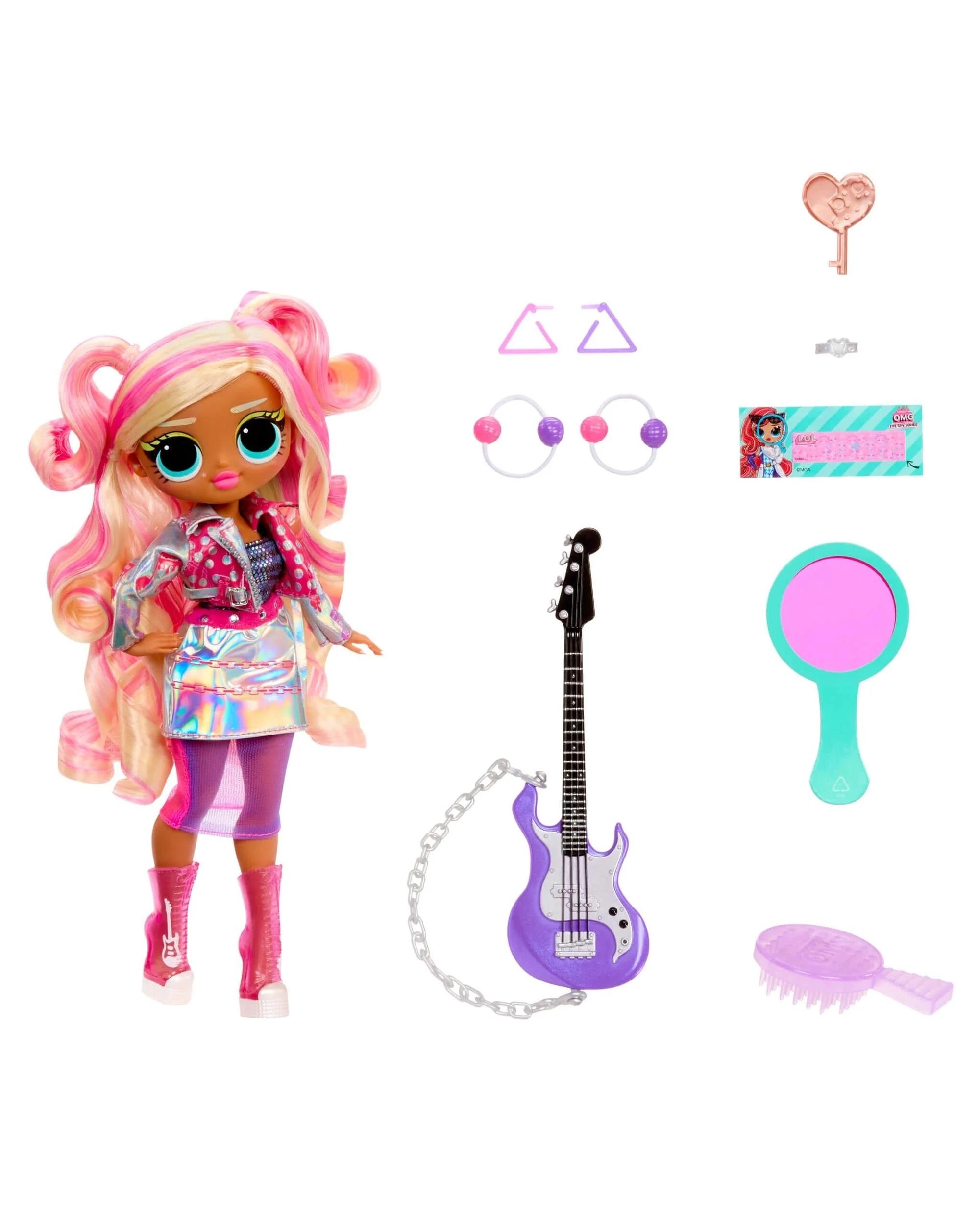 3 L.O.L. Surprise OMG Eye Spy Rockstar Jordan Boltz Fashion Doll, 3 of 7