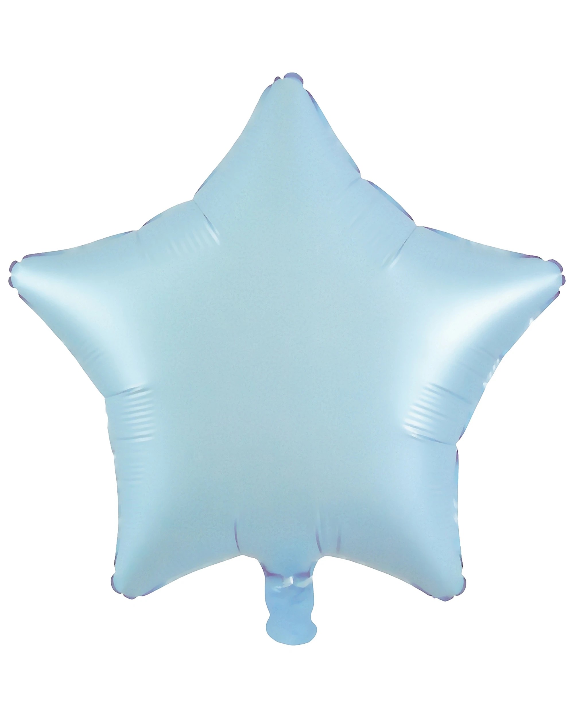 1 Alpen Matte Pastel Star Foil Helium Balloon - Blue, 1 of 1