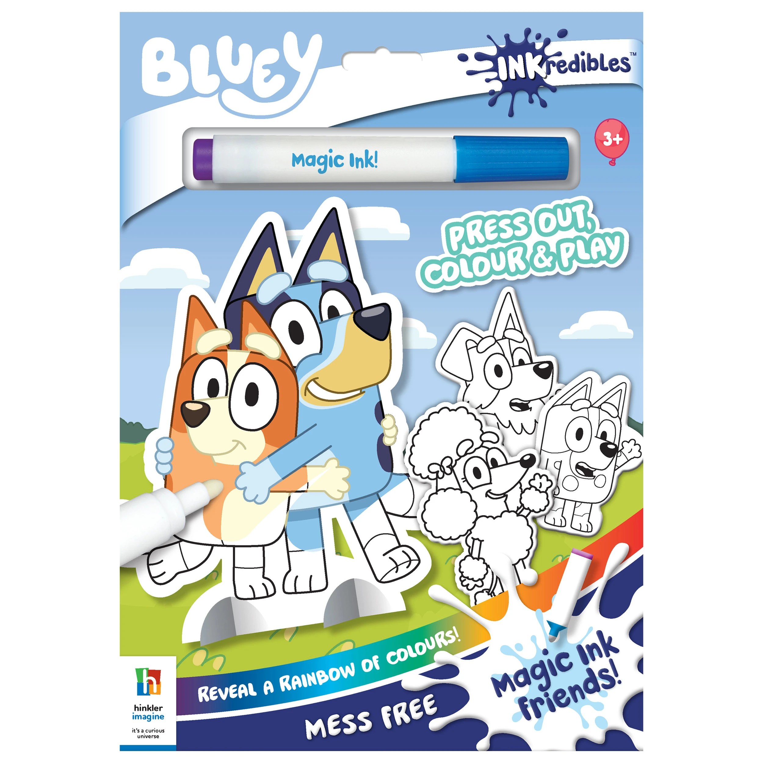 1 INKredibles Bluey Magic Ink Friends! - Book, 1 of 1