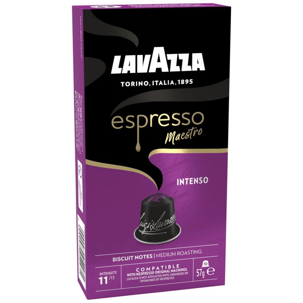 1 Lavazza Nespresso Compatible Coffee Capsule Intenso 10 Pack, 1 of 2