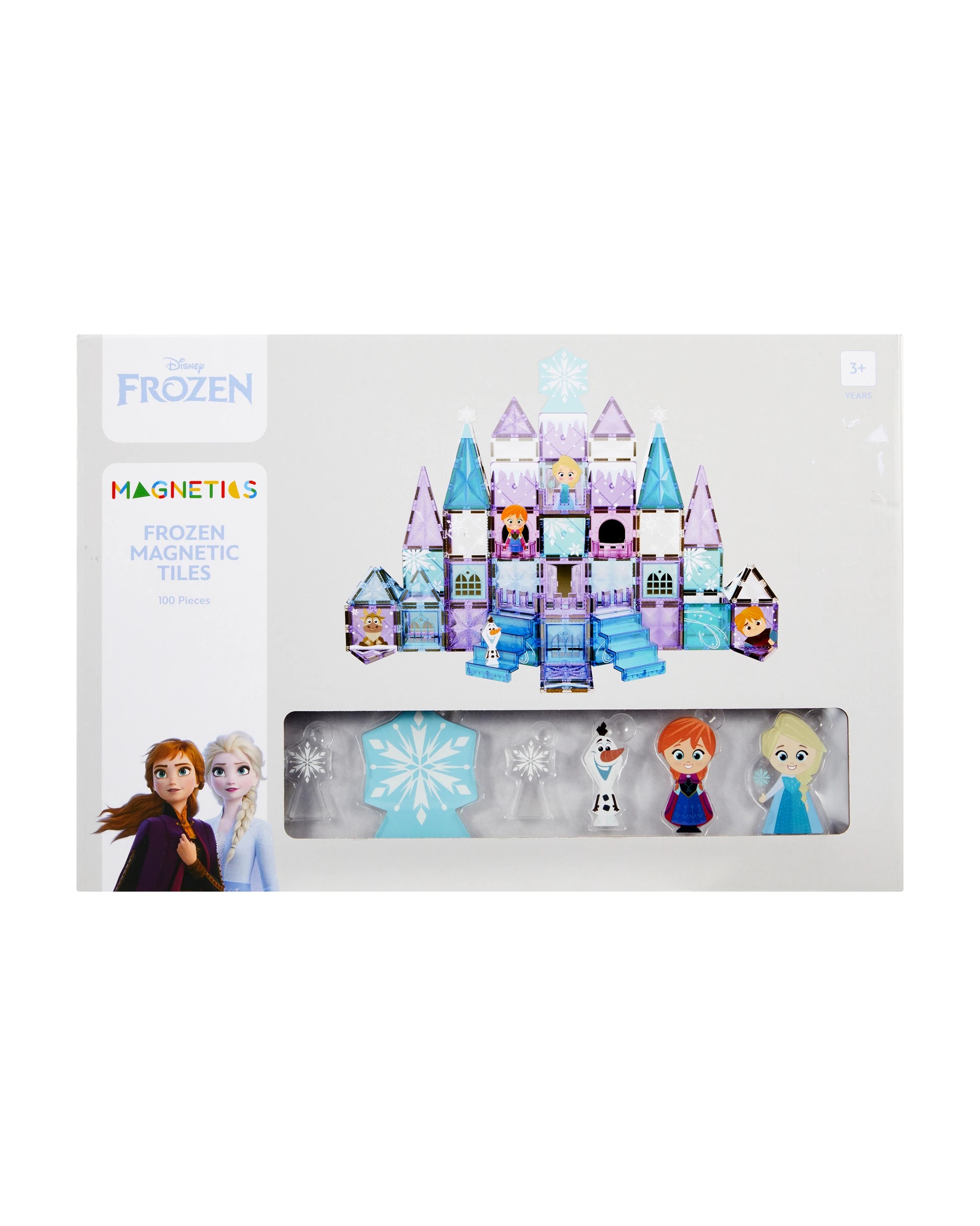 1 100 Piece Disney Frozen Magnetic Tiles, 1 of 7