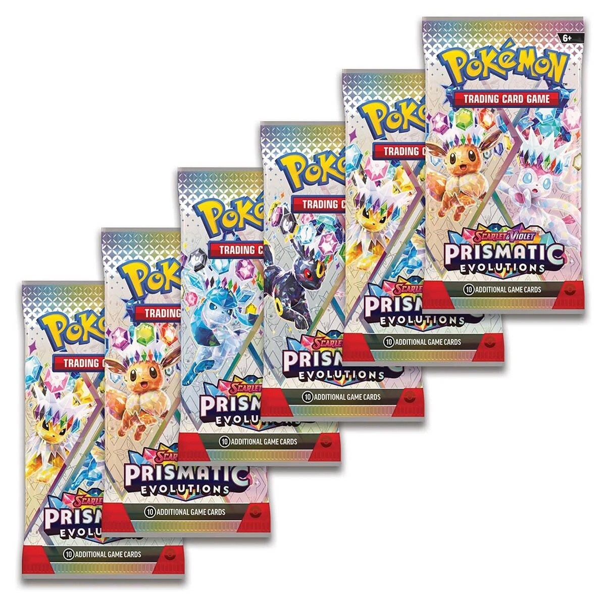 3 Pokemon Trading Card Game: Scarlet & Violet Prismatic Evolutions Booster Bundle, 3 of 4