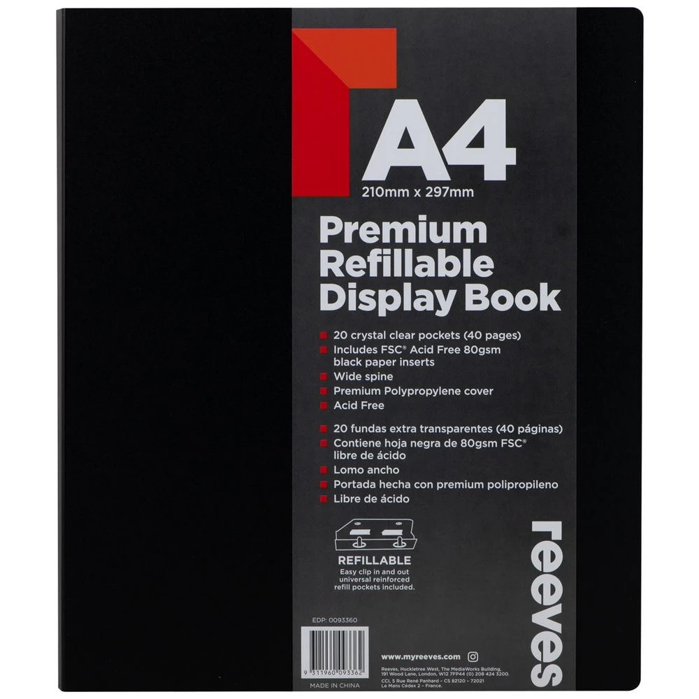 1 Reeves Professional Refillable Display Book A4, 1 of 1