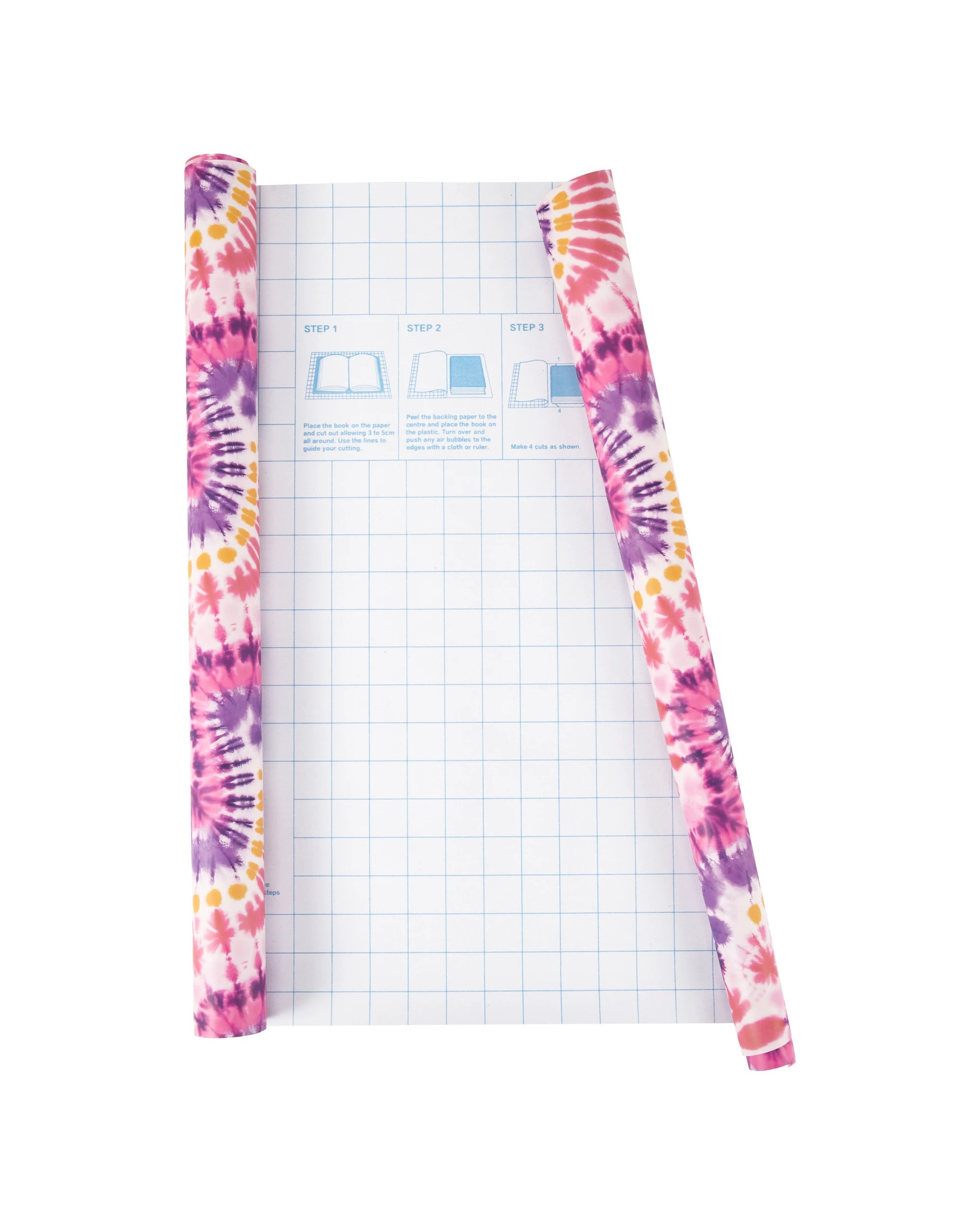 3 Self Adhesive Book Cover - Tie Dye, 3 of 5
