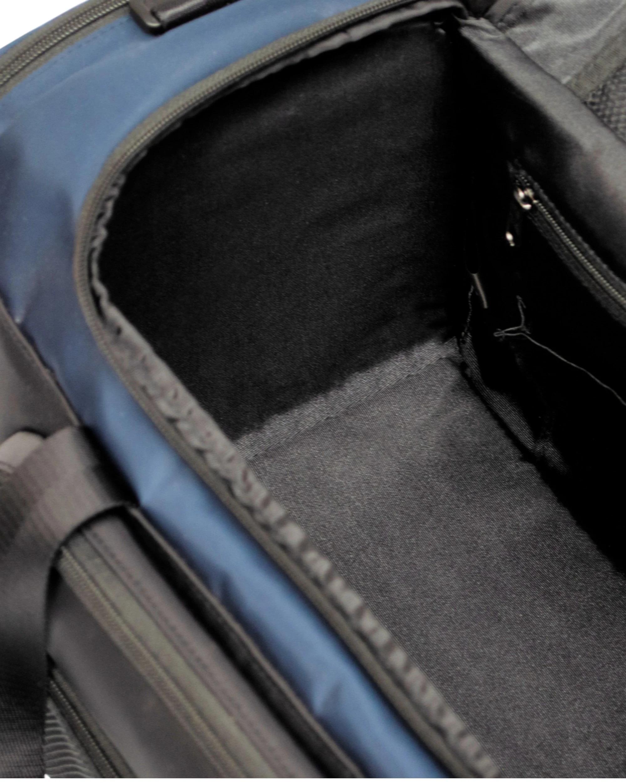 2 VKY Unisex Sports Gym Sport Travel Weekender Duffel Bag BLACK/NAVY, 2 of 6