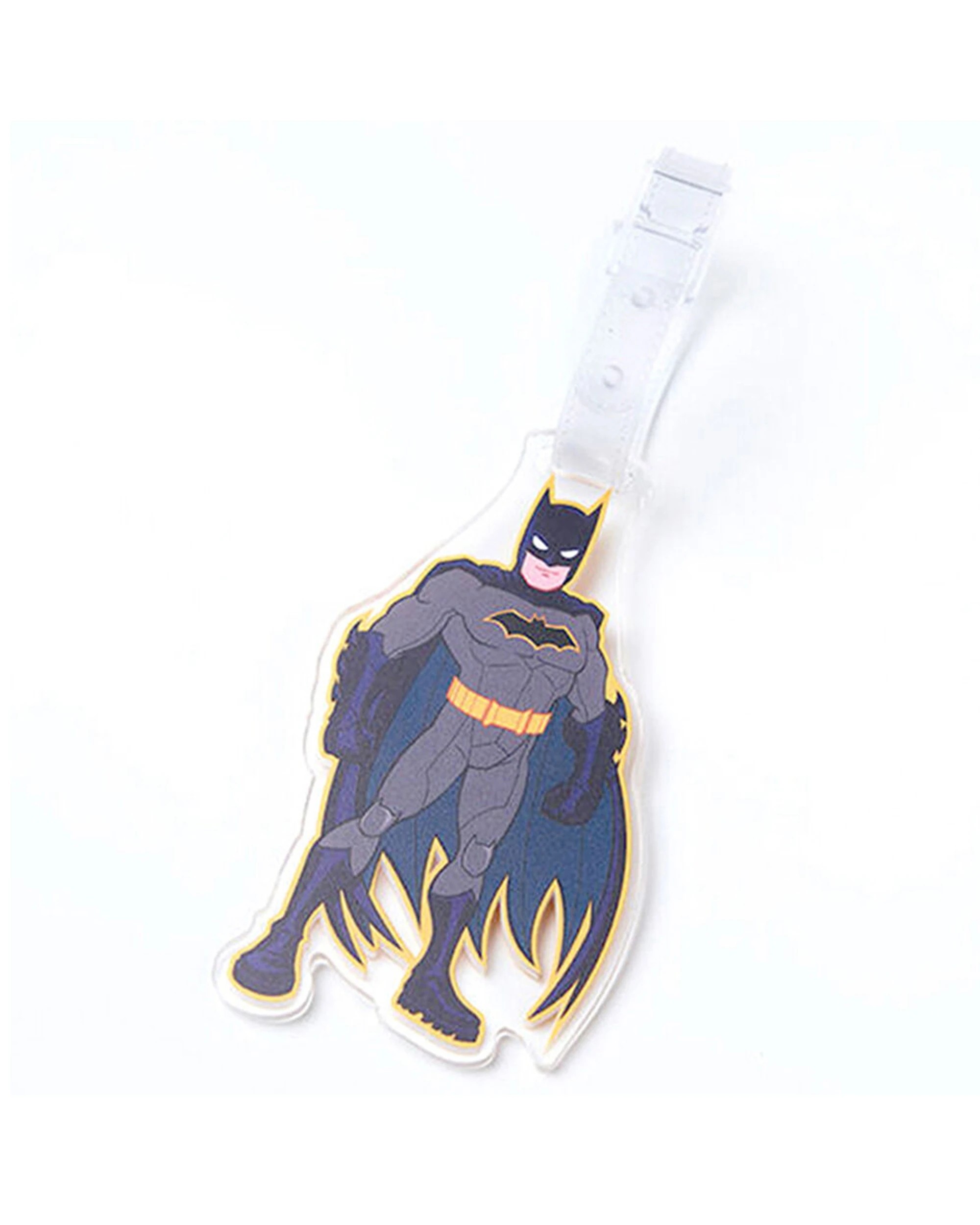 1 DC Comics Luggage Tag Suitcase Identity Label - Batman - Black, 1 of 1