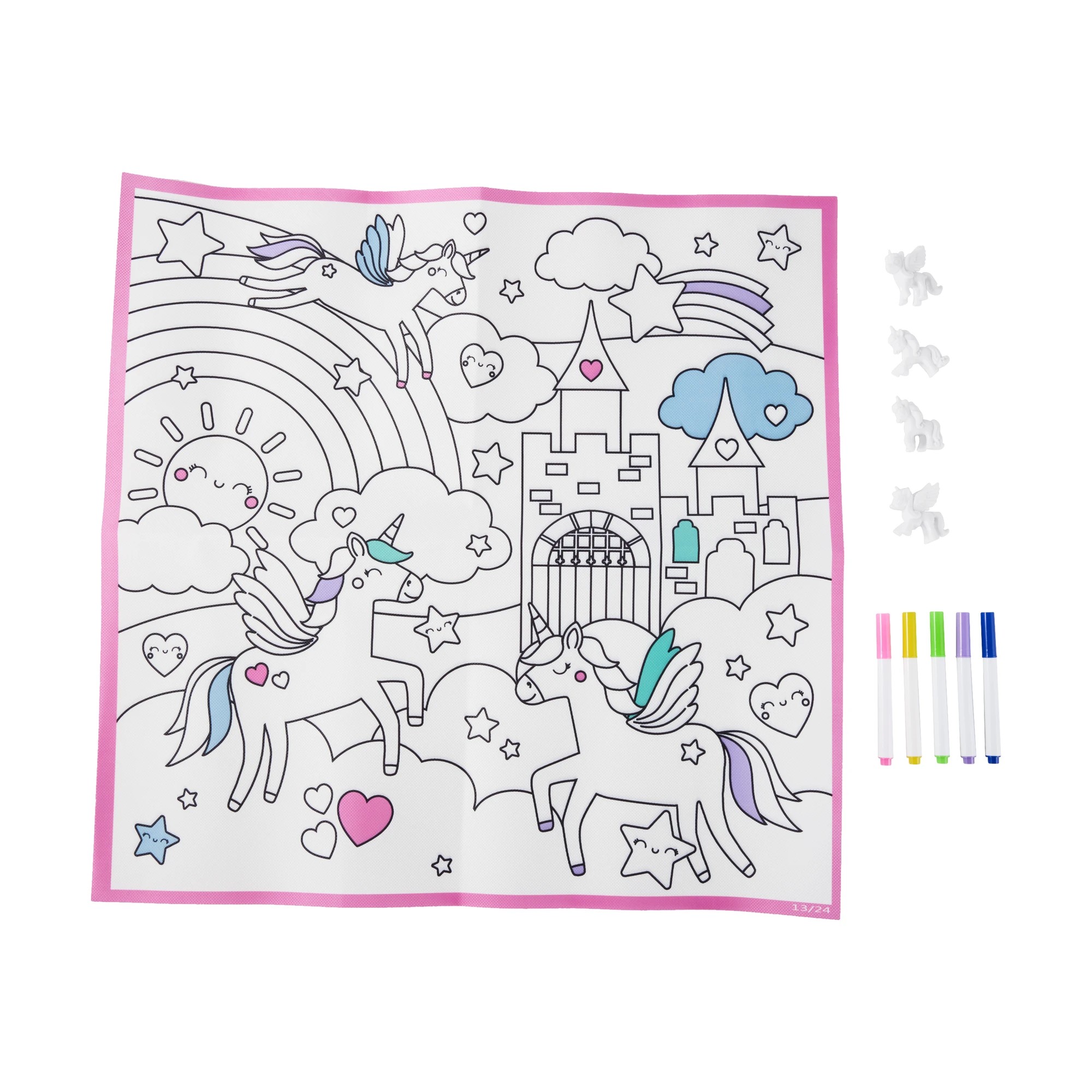 2 Colour Your Own Unicorn Set, 2 of 10