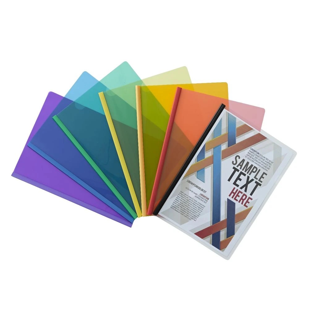 3 J.Burrows Report Cover Spine A4 Single Blue, 3 of 5